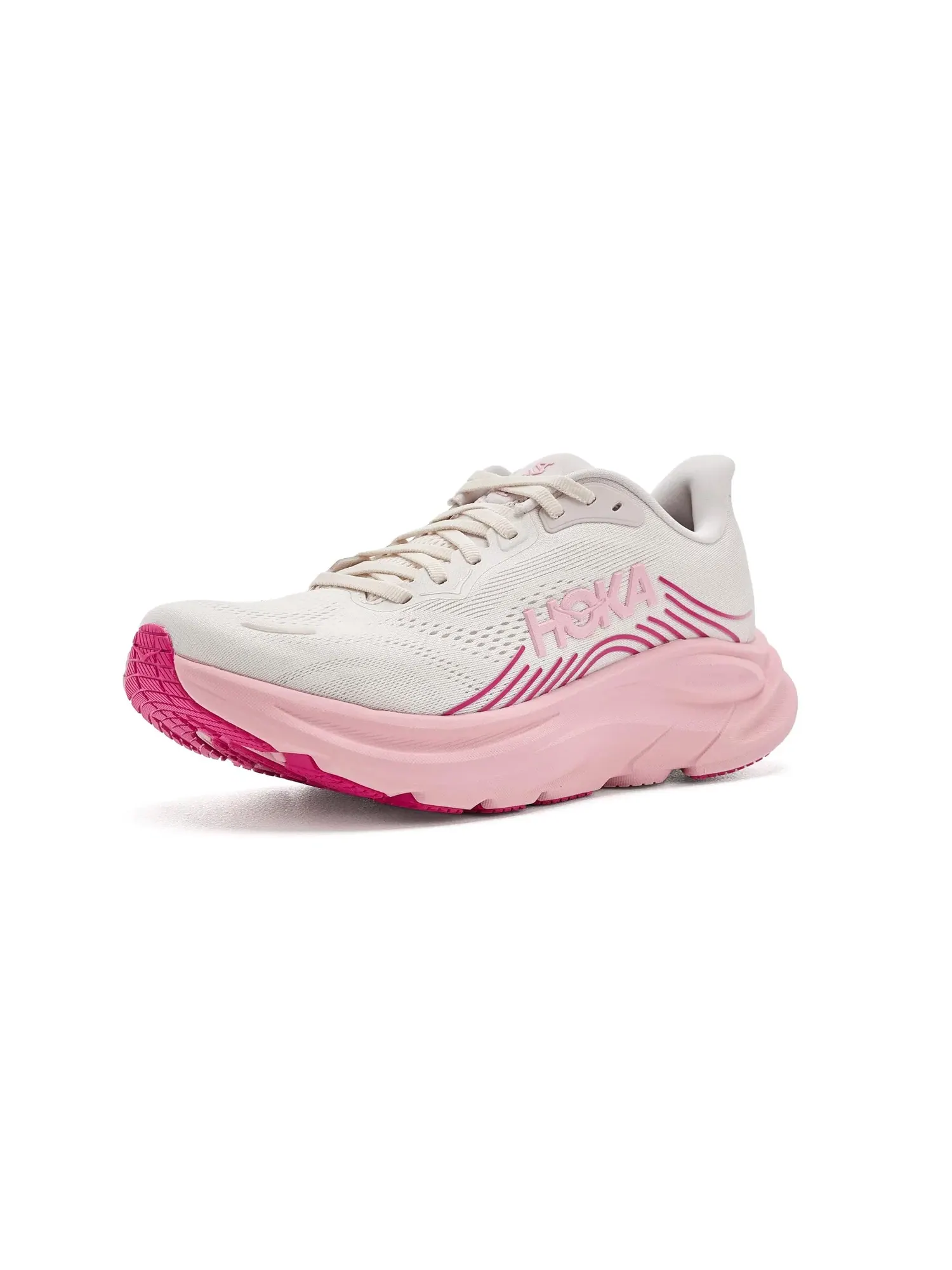 Кроссовки Clifton 11 Hoka — изображение 1 из 4, розовый кремовый/розовый