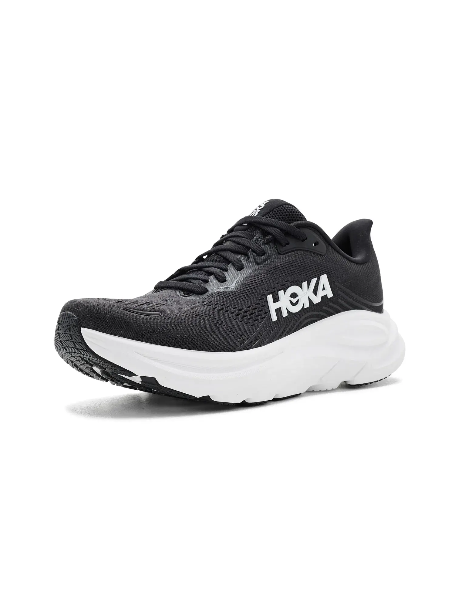Кроссовки Clifton 11 Hoka — изображение 1 из 4, черный/белый