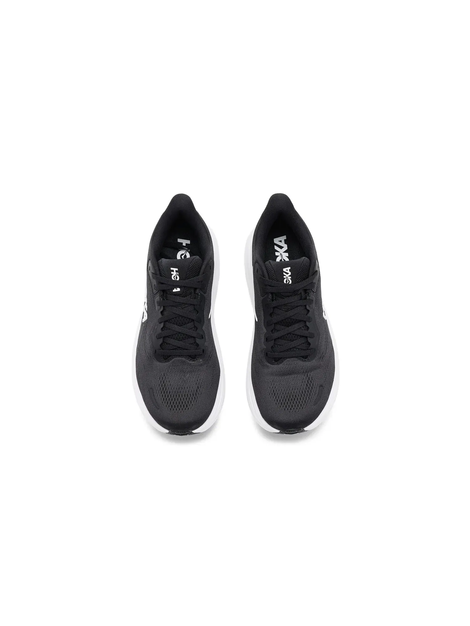 Кроссовки Clifton 11 Hoka — изображение 2 из 4, черный/белый