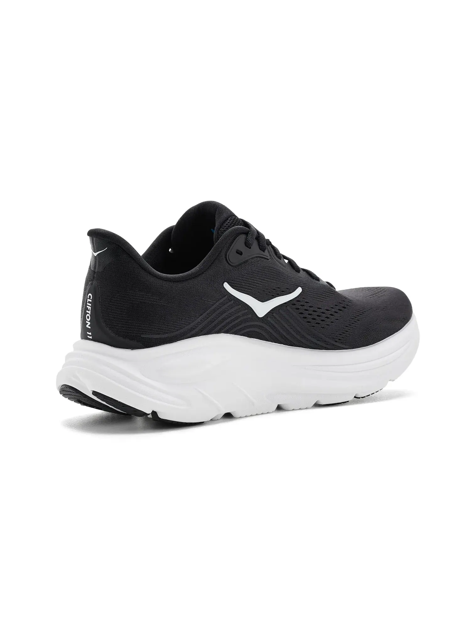 Кроссовки Clifton 11 Hoka — изображение 3 из 4, черный/белый