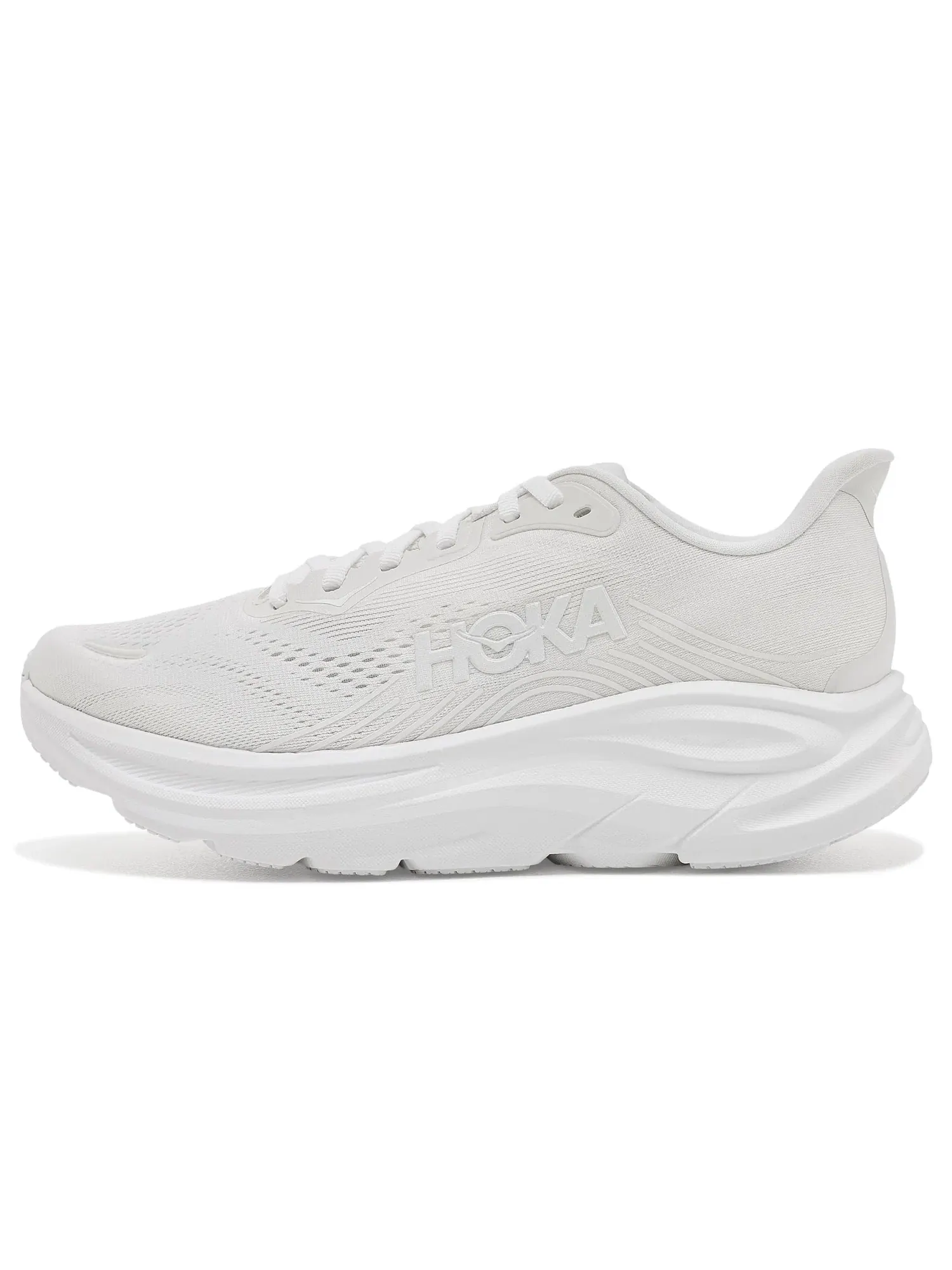 Кроссовки Clifton 11 Hoka — изображение 4 из 4, белый/белый