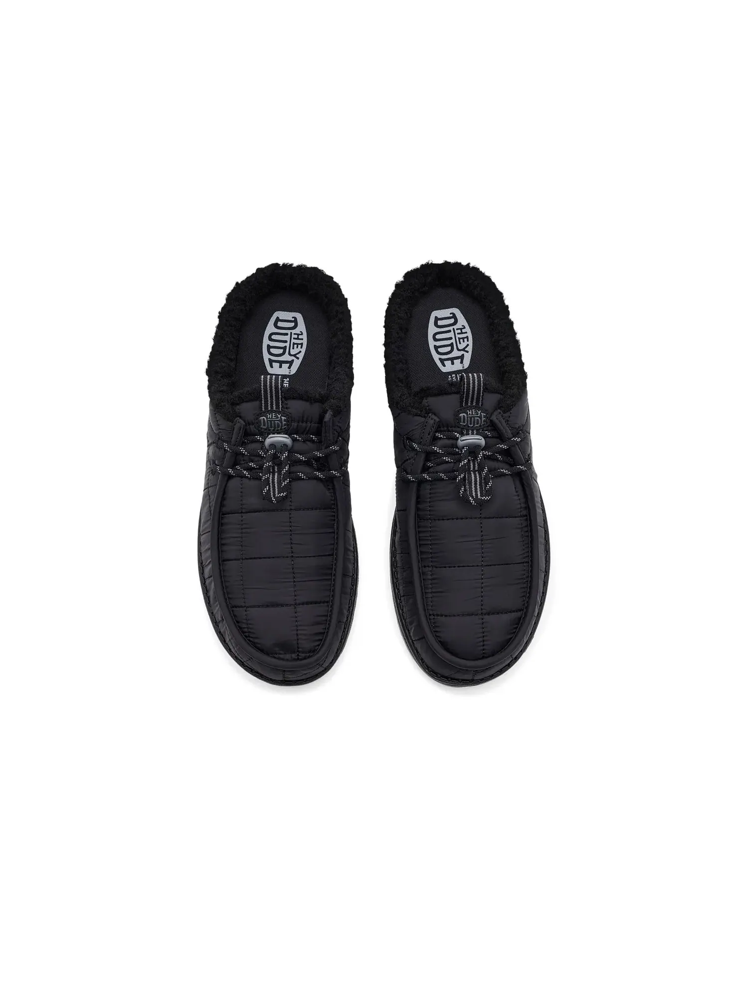 Кроссовки Wally Slip Camp Nylon Hey Dude — изображение 2 из 4, черный