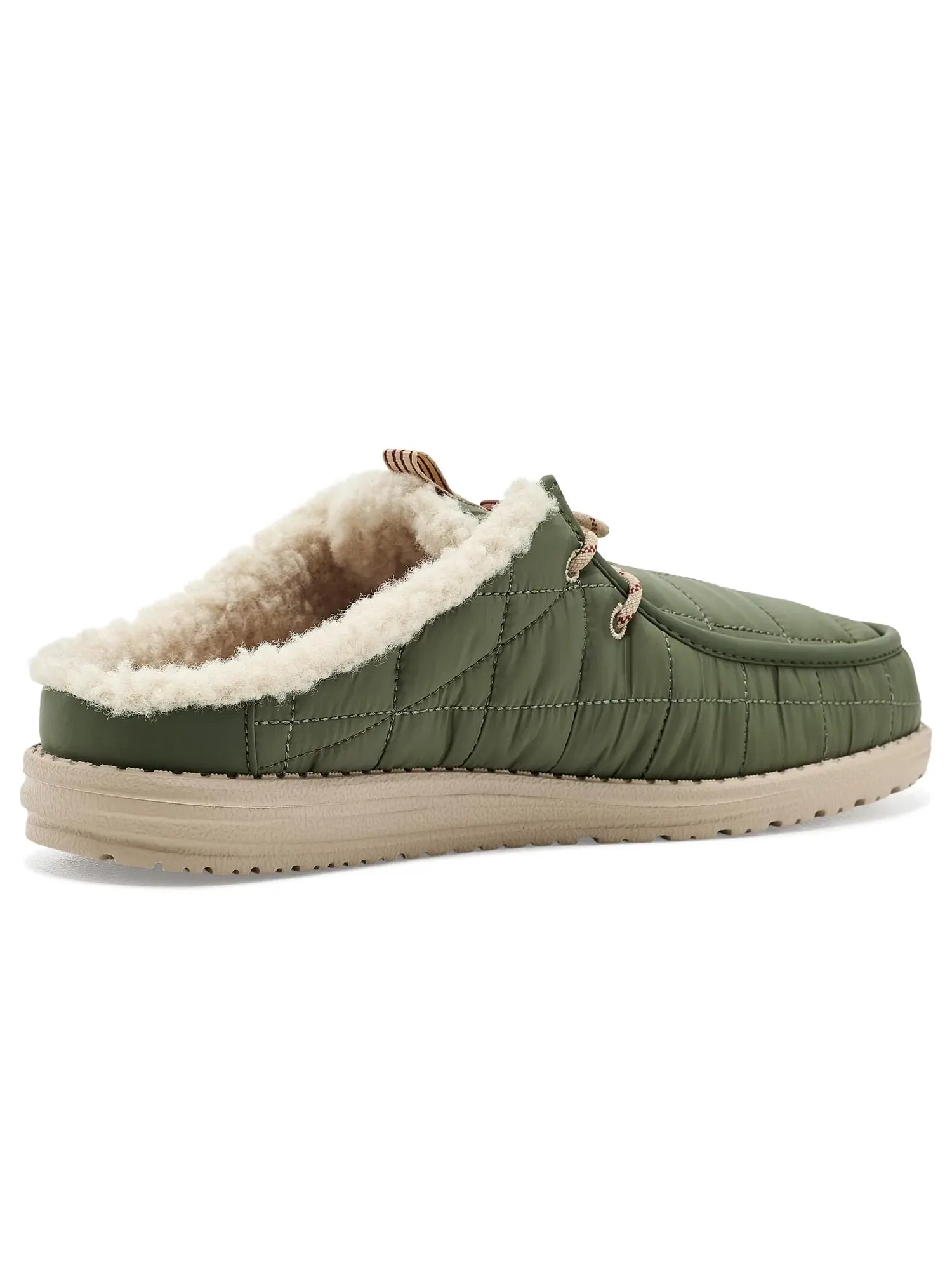 Кроссовки Wally Slip Camp Nylon Hey Dude — изображение 3 из 4, оливковый