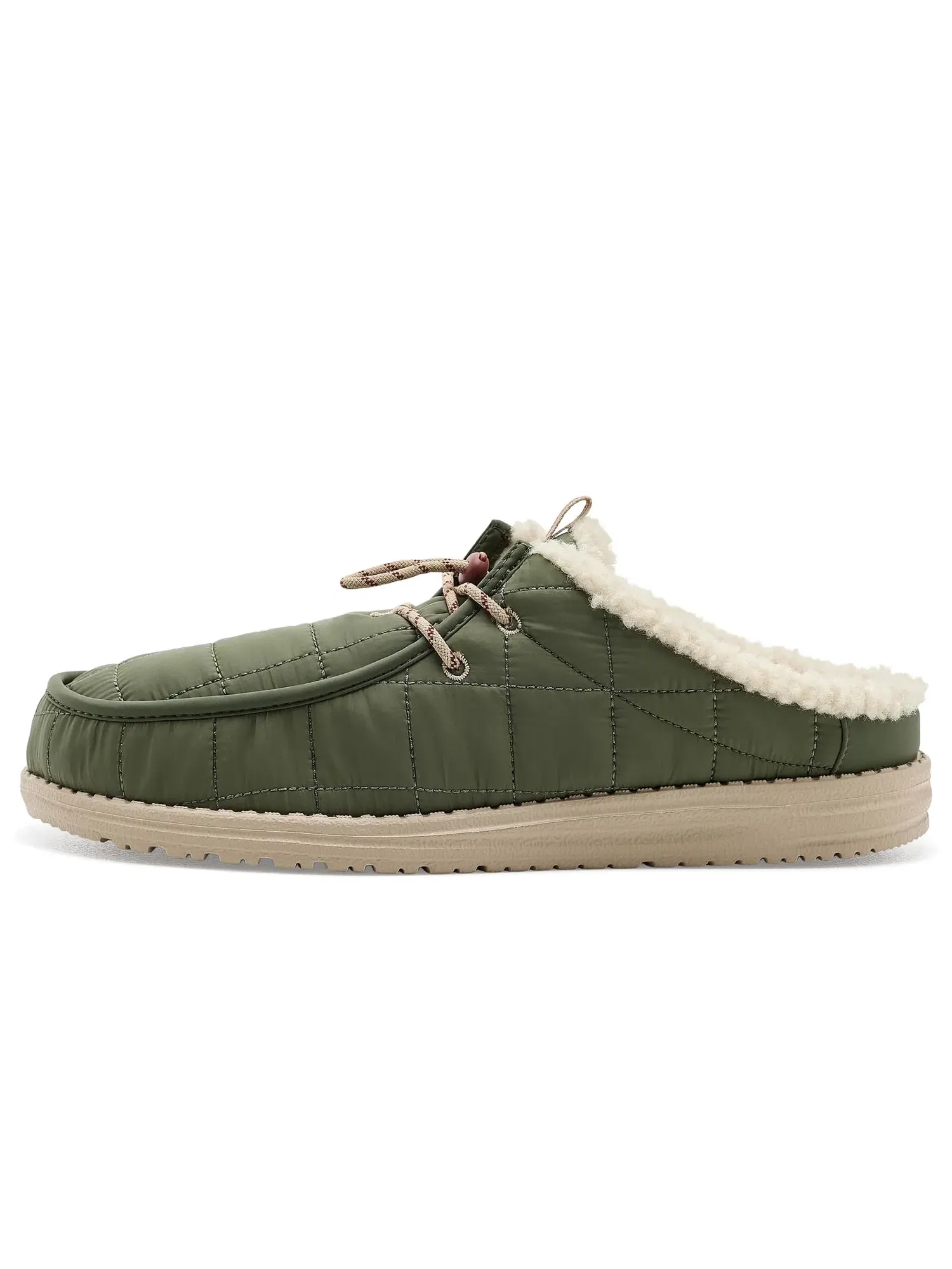 Кроссовки Wally Slip Camp Nylon Hey Dude — изображение 4 из 4, оливковый