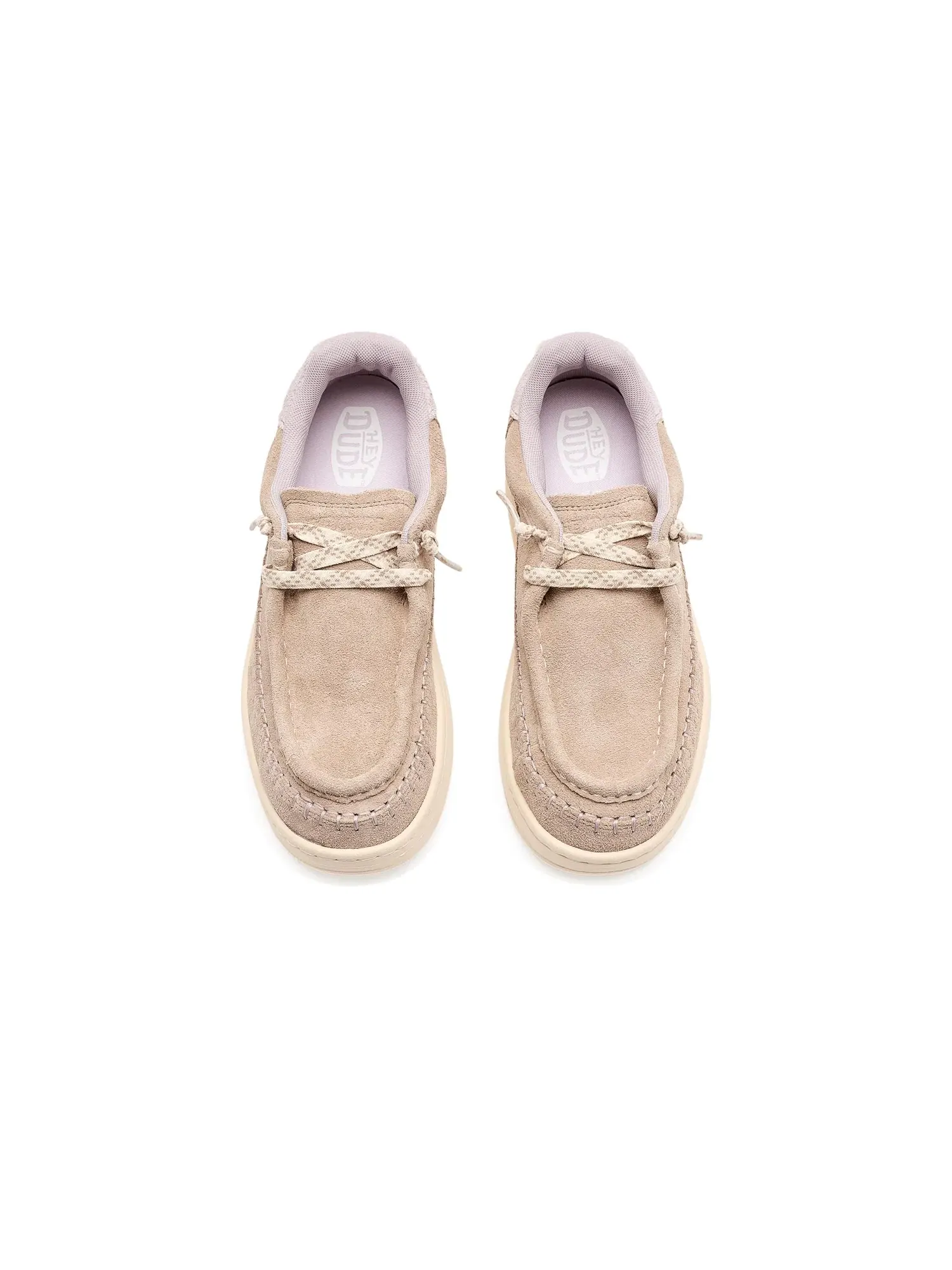 Кроссовки Harper Moc Crafted Suede Hey Dude — изображение 2 из 4, кунжутный