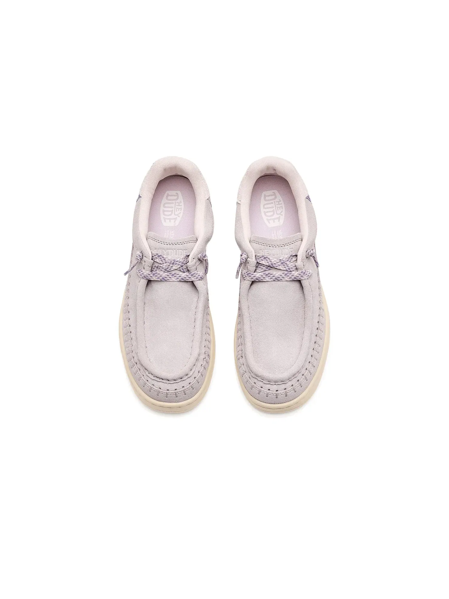Кроссовки Harper Moc Crafted Suede Hey Dude — изображение 2 из 4, серый/мульти