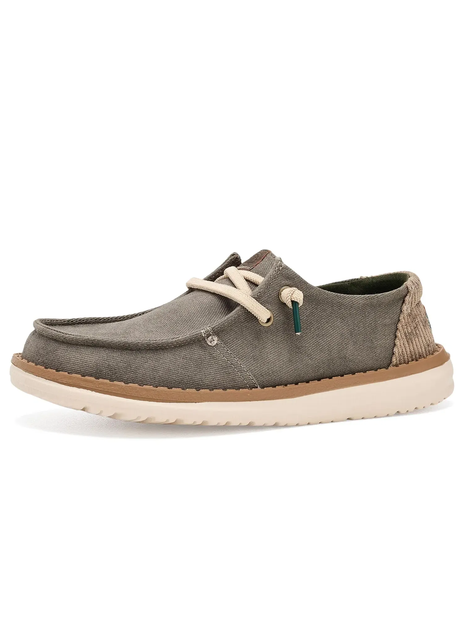 Кроссовки Wendy Workwear Leo Hey Dude — изображение 1 из 4, темный оливковый