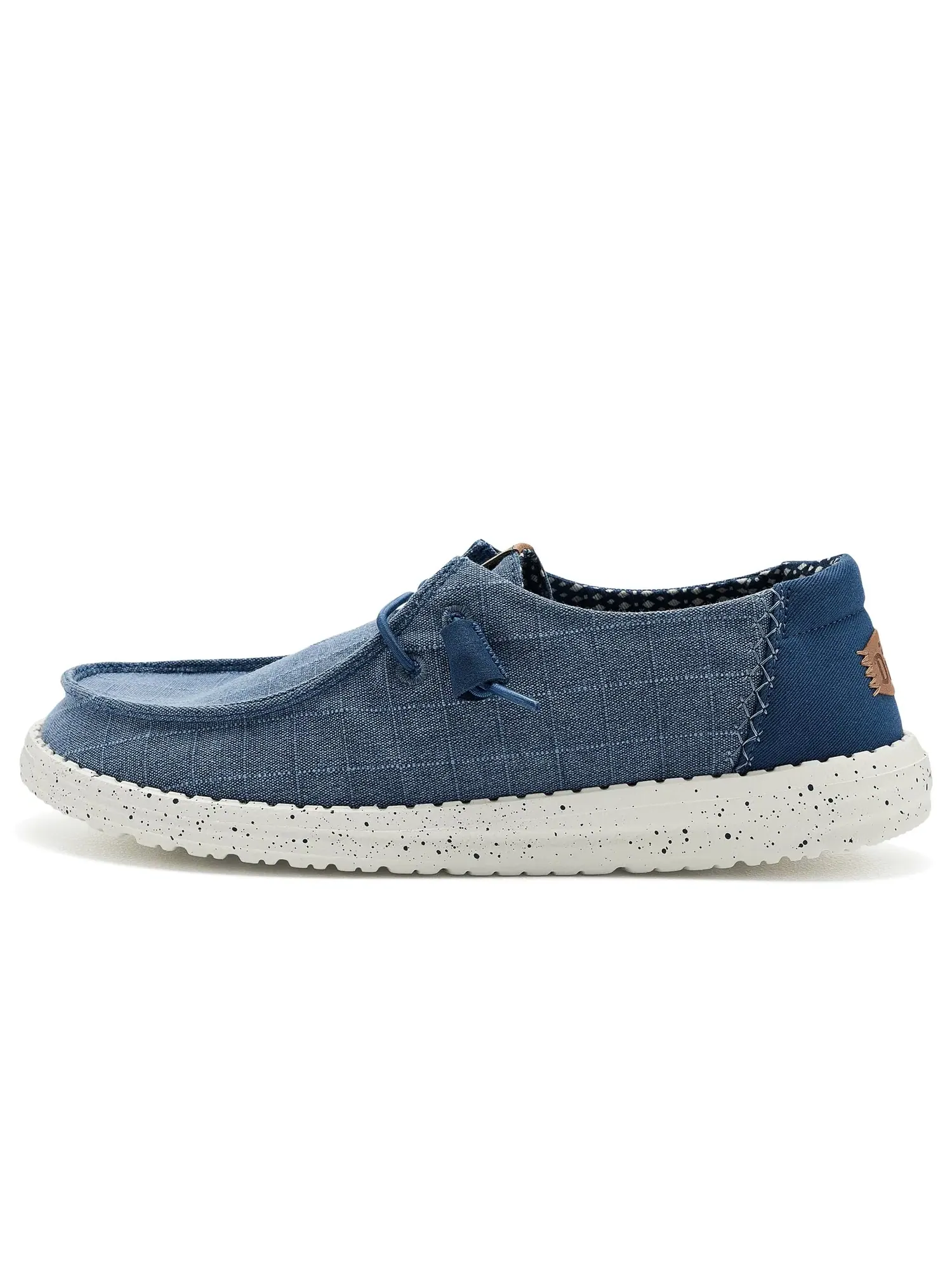 Кроссовки Wendy Chambray Grid Hey Dude — изображение 4 из 4, синий