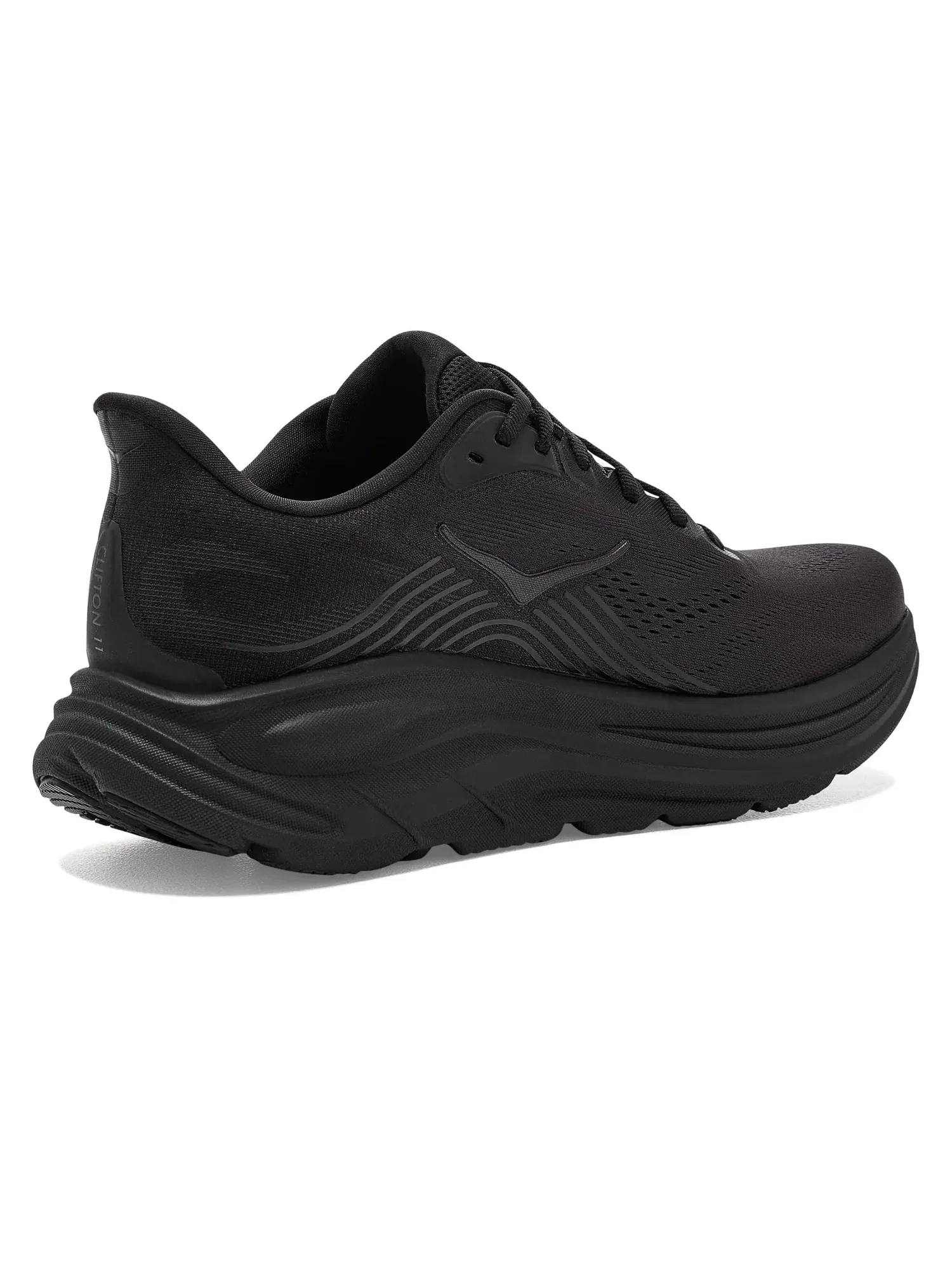 Кроссовки Clifton 11 Hoka — изображение 3 из 4, черный/черный