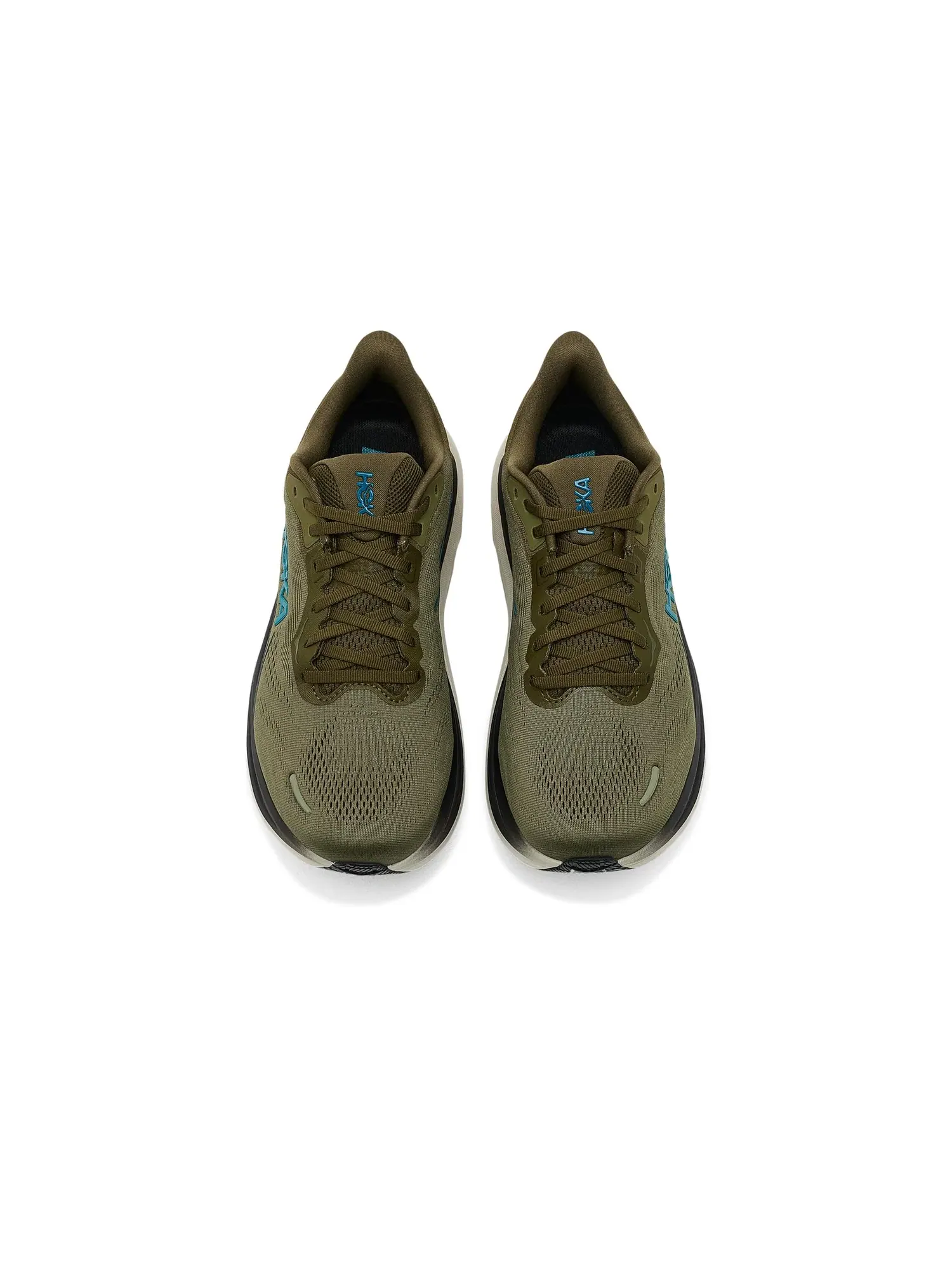 Кроссовки Clifton 11 Hoka — изображение 2 из 4, оливковый/серый