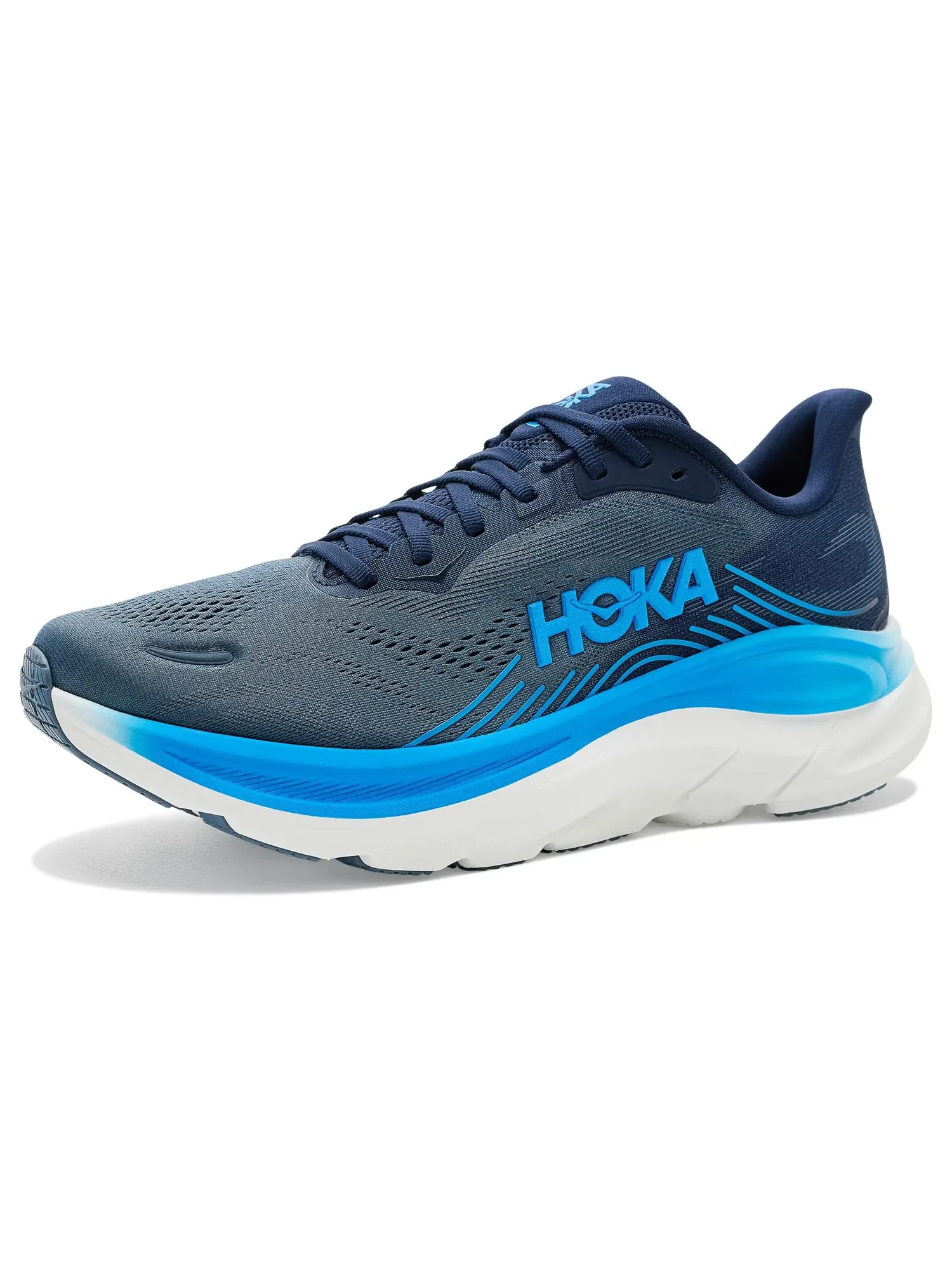 Кроссовки Clifton 11 Hoka — изображение 1 из 4, темно-синий/темно-синий