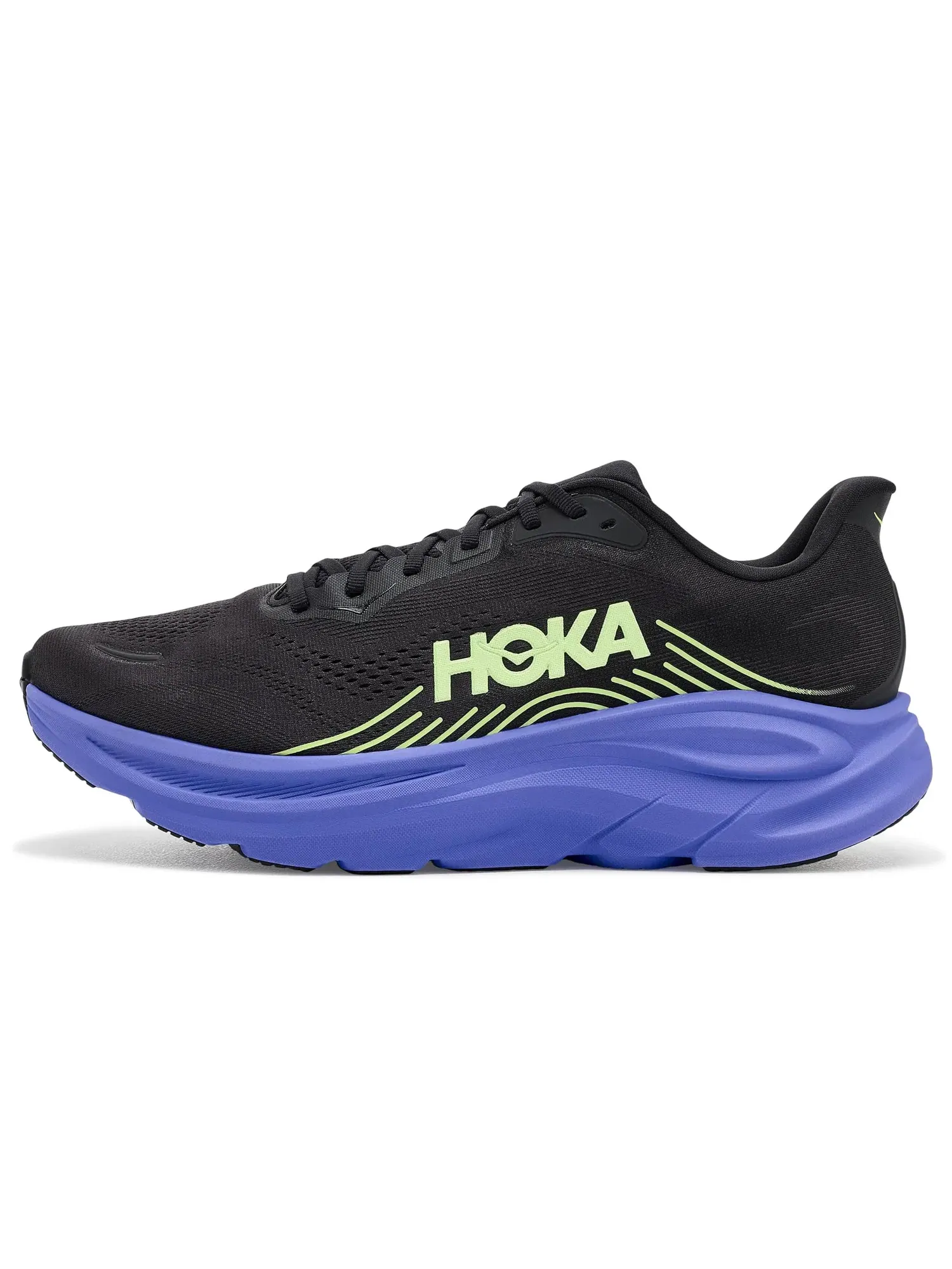 Кроссовки Clifton 11 Hoka — изображение 4 из 4, черный/неоновый