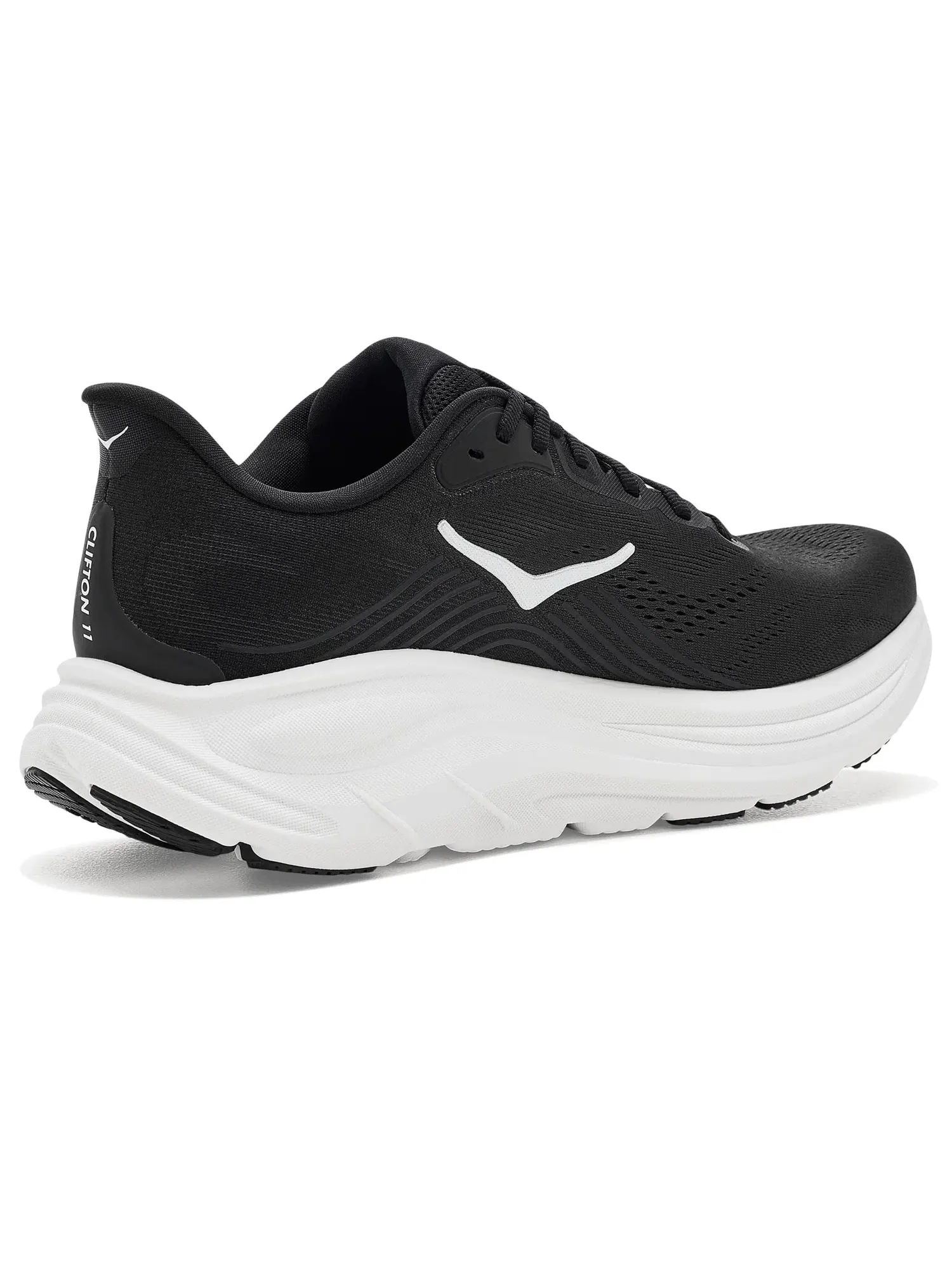 Кроссовки Clifton 11 Hoka — изображение 3 из 4, черный/белый