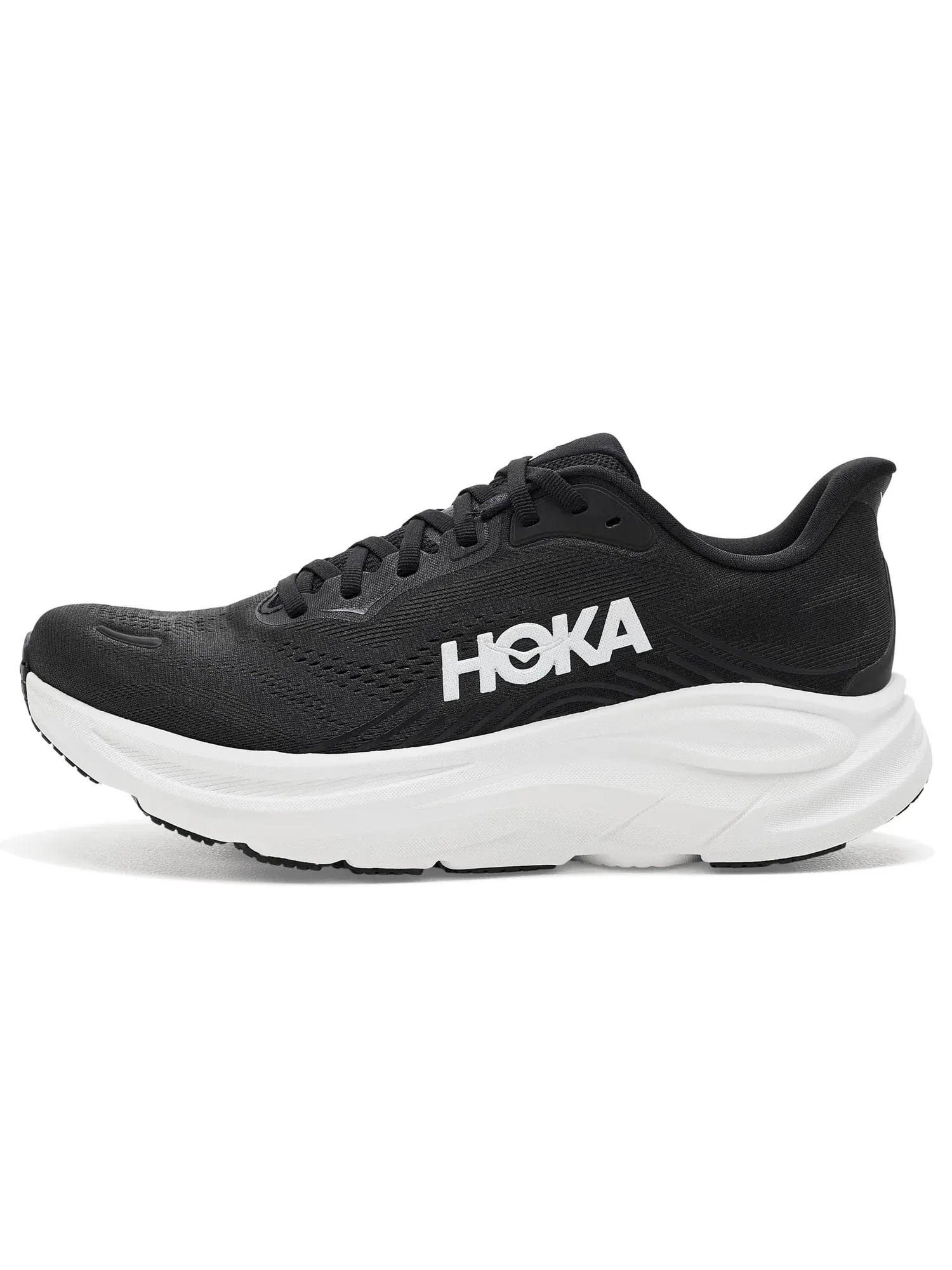 Кроссовки Clifton 11 Hoka — изображение 4 из 4, черный/белый