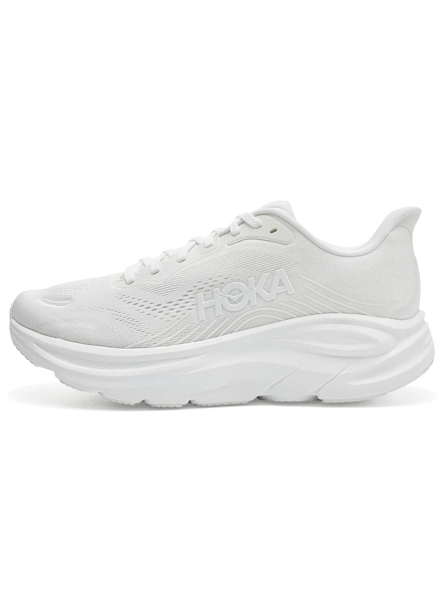 Кроссовки Clifton 11 Hoka — изображение 4 из 4, белый/белый