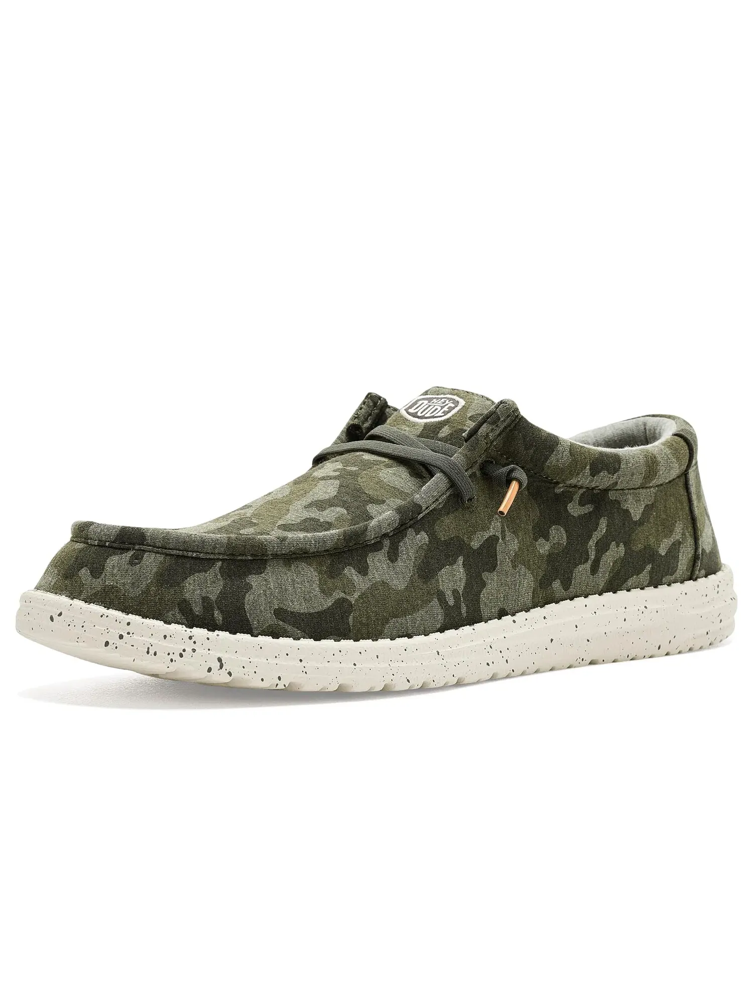 Кроссовки Wally Stretch Jersey Camo Hey Dude — изображение 1 из 4, глубокий/мульти