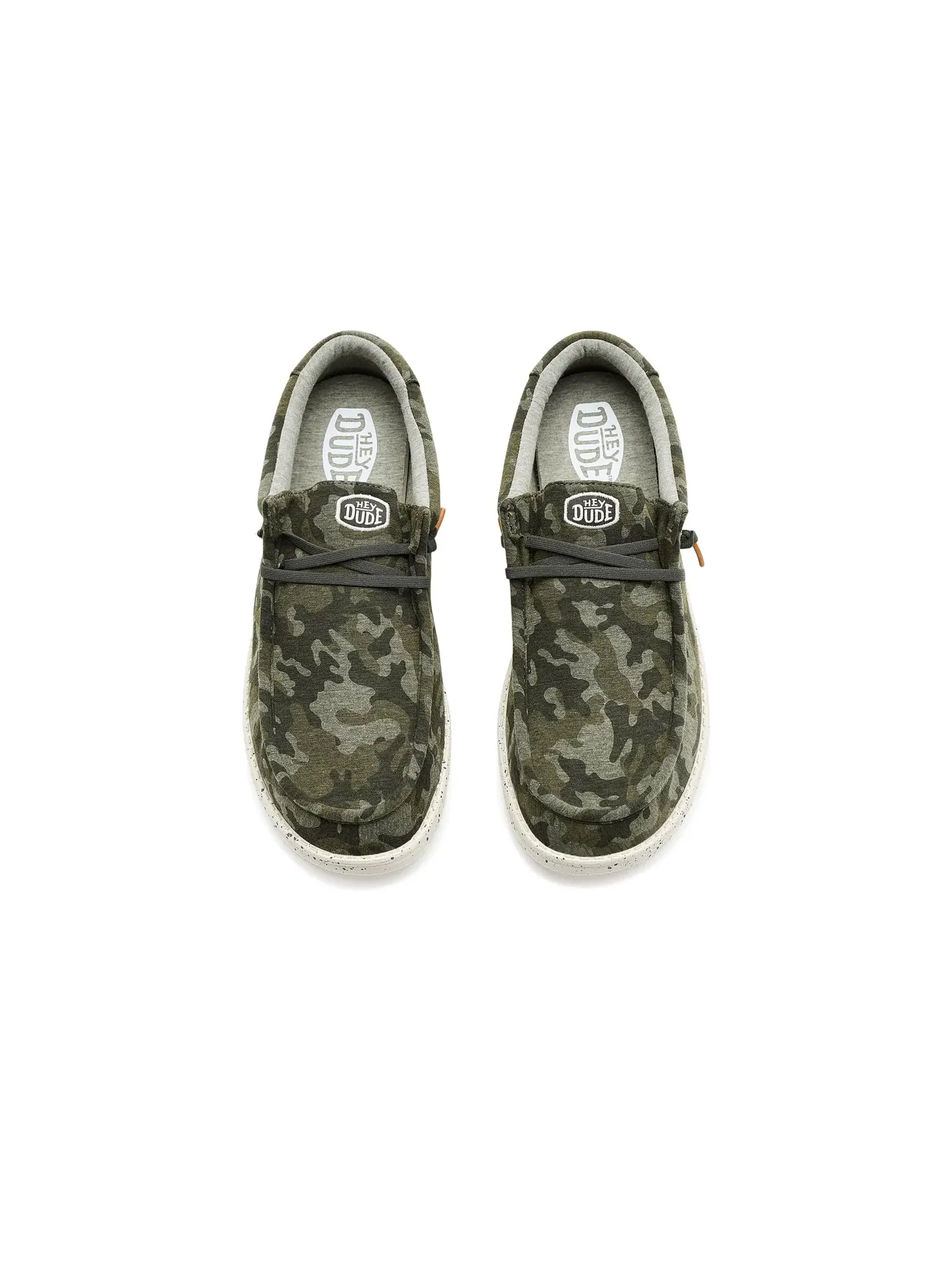 Кроссовки Wally Stretch Jersey Camo Hey Dude — изображение 2 из 4, глубокий/мульти