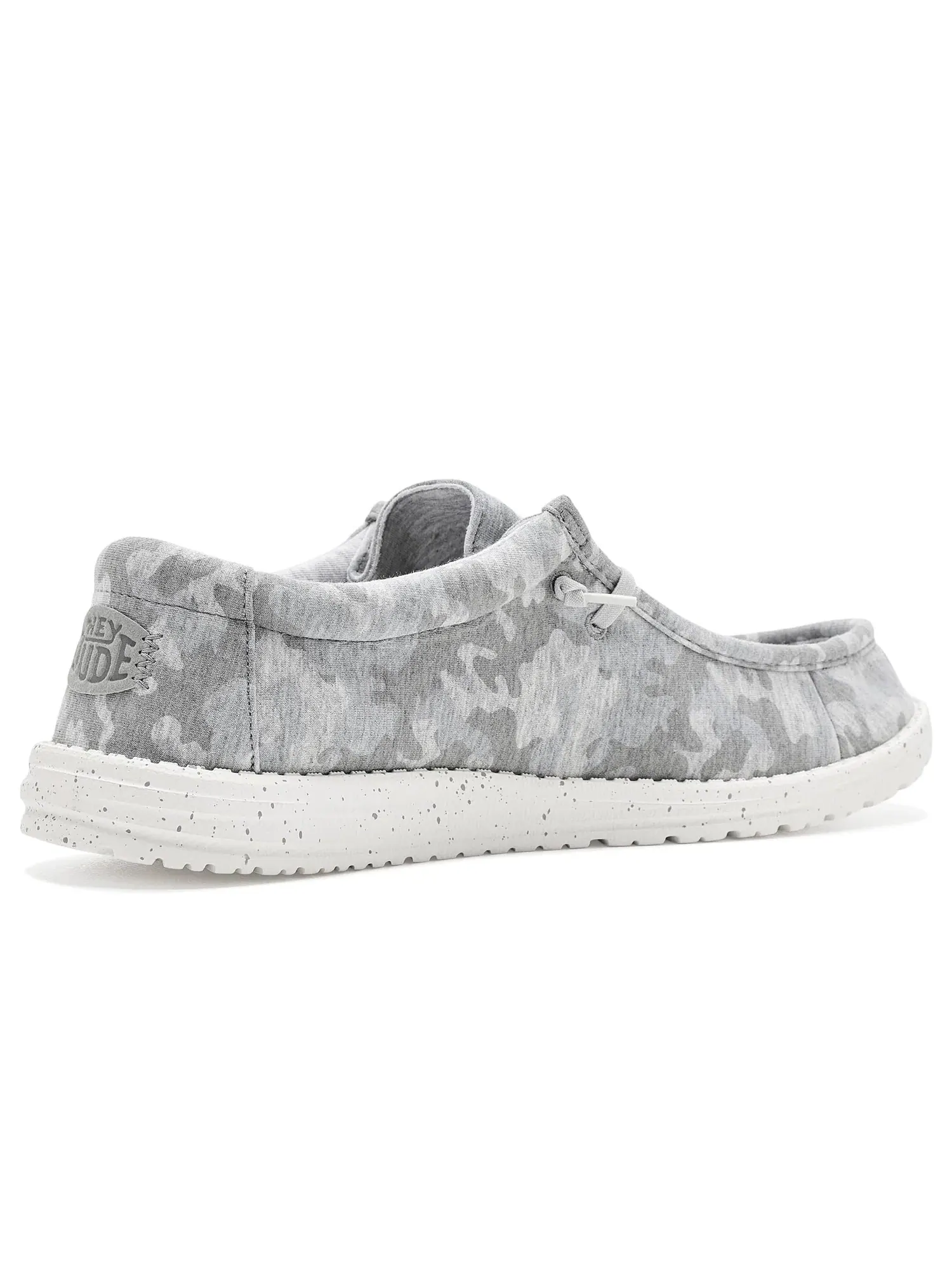 Кроссовки Wally Stretch Jersey Camo Hey Dude — изображение 3 из 4, светлый серый/мульти