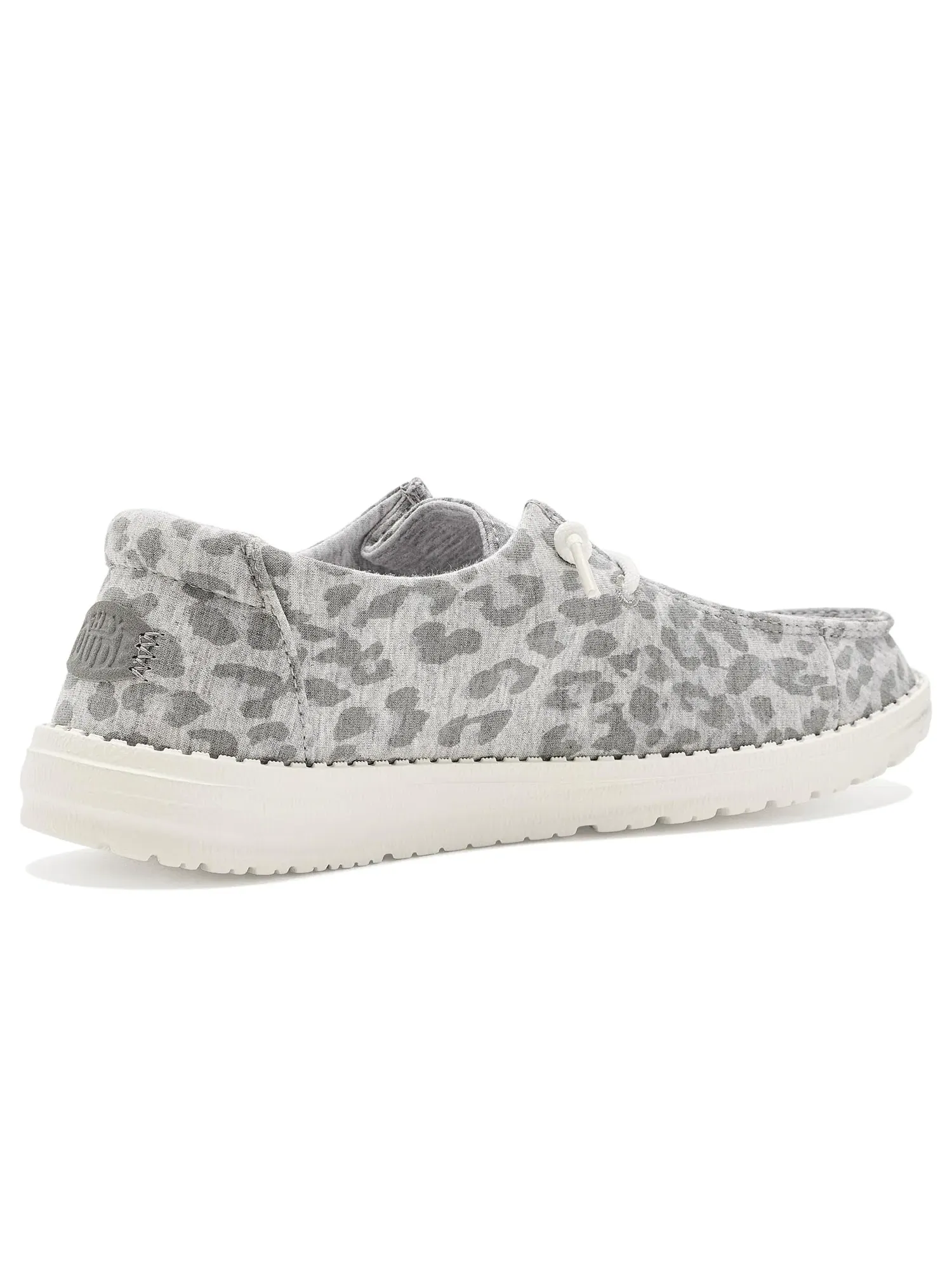 Кроссовки Wendy Stretch Jersey Leopard Hey Dude — изображение 3 из 4, светлый серый/мульти