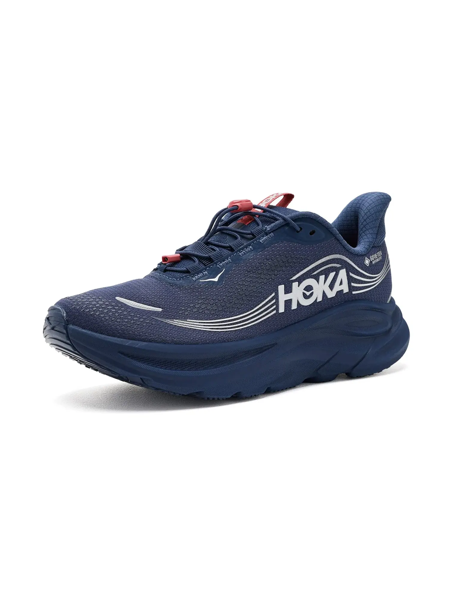 Кроссовки Clifton 11 GTX Hoka — изображение 1 из 4, темно-синий/красный