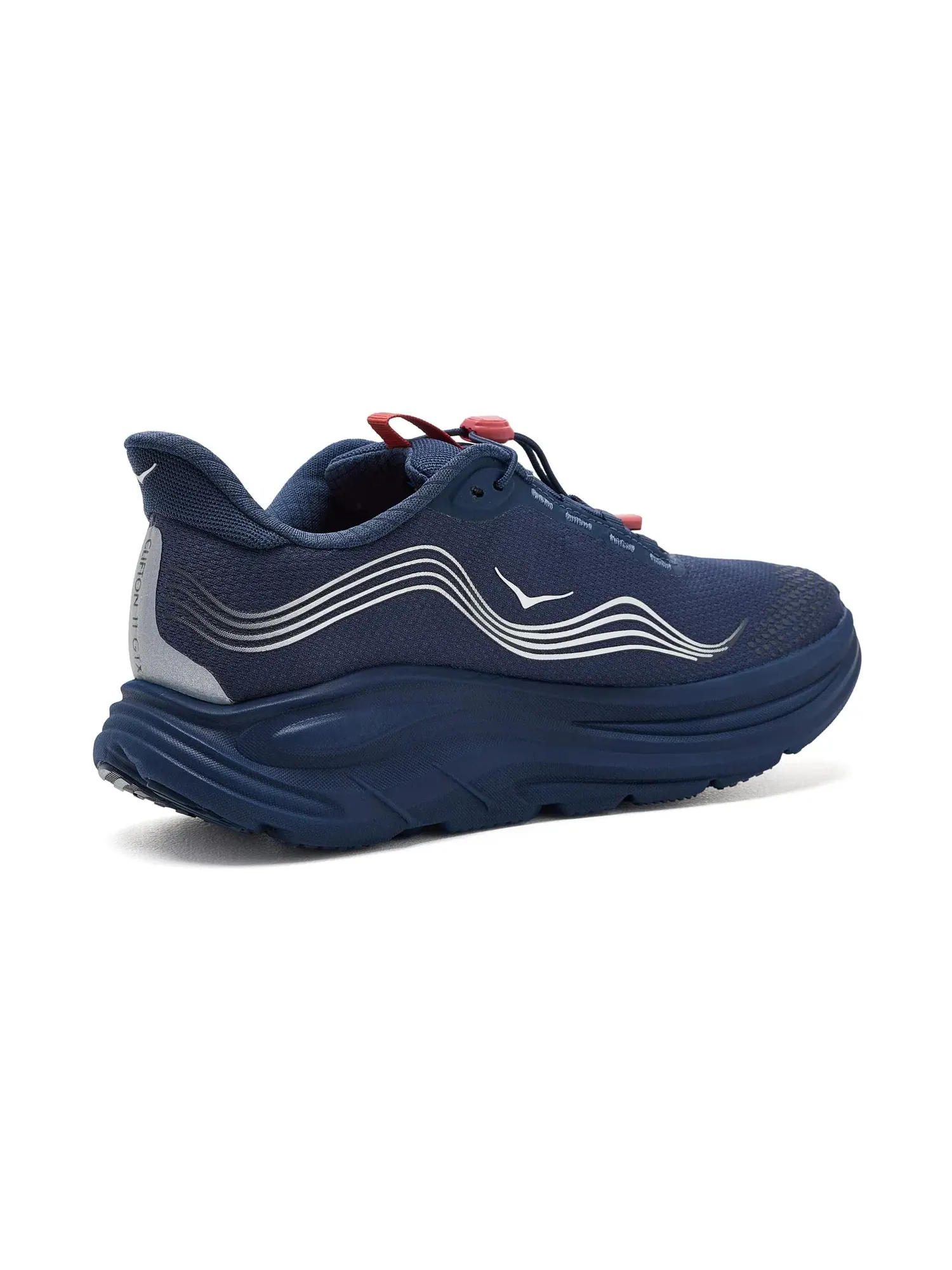 Кроссовки Clifton 11 GTX Hoka — изображение 3 из 4, темно-синий/красный