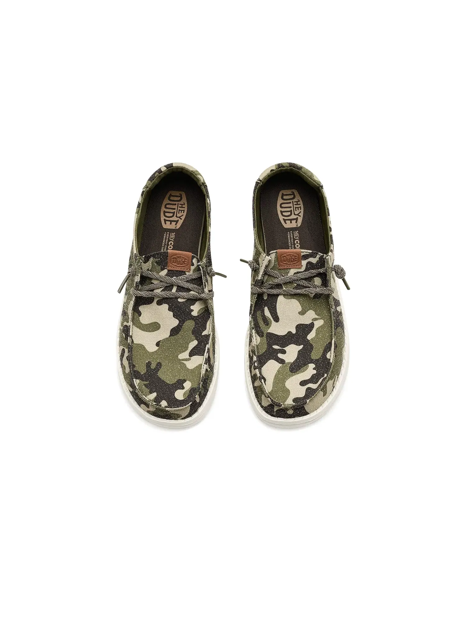 Кроссовки Wendy Essential Camo Hey Dude — изображение 2 из 4, оливковый/мульти