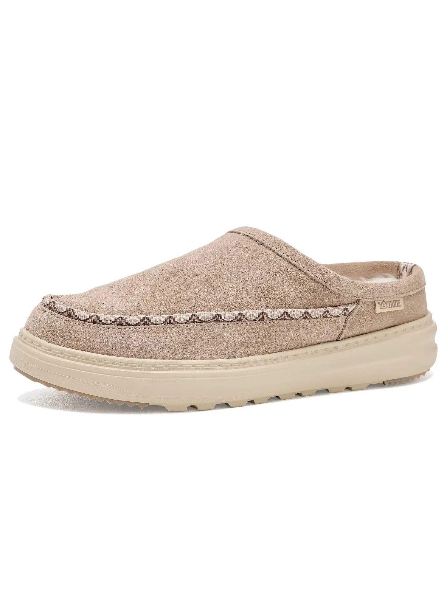 Сабо из замши Remi Toastee Clog Suede Hey Dude — изображение 1 из 4, кунжутный