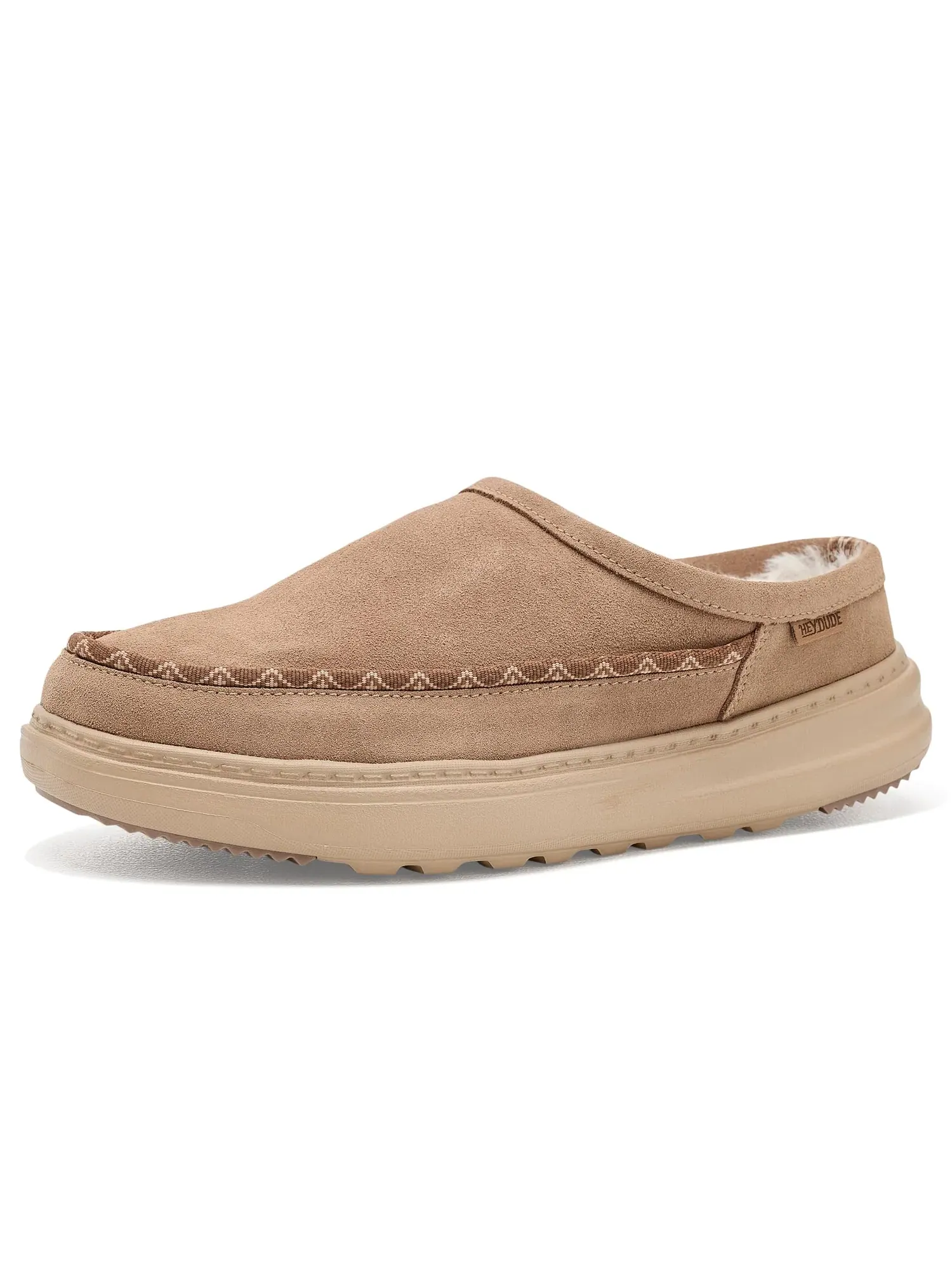 Сабо из замши Remi Toastee Clog Suede Hey Dude — изображение 1 из 4, бежевый