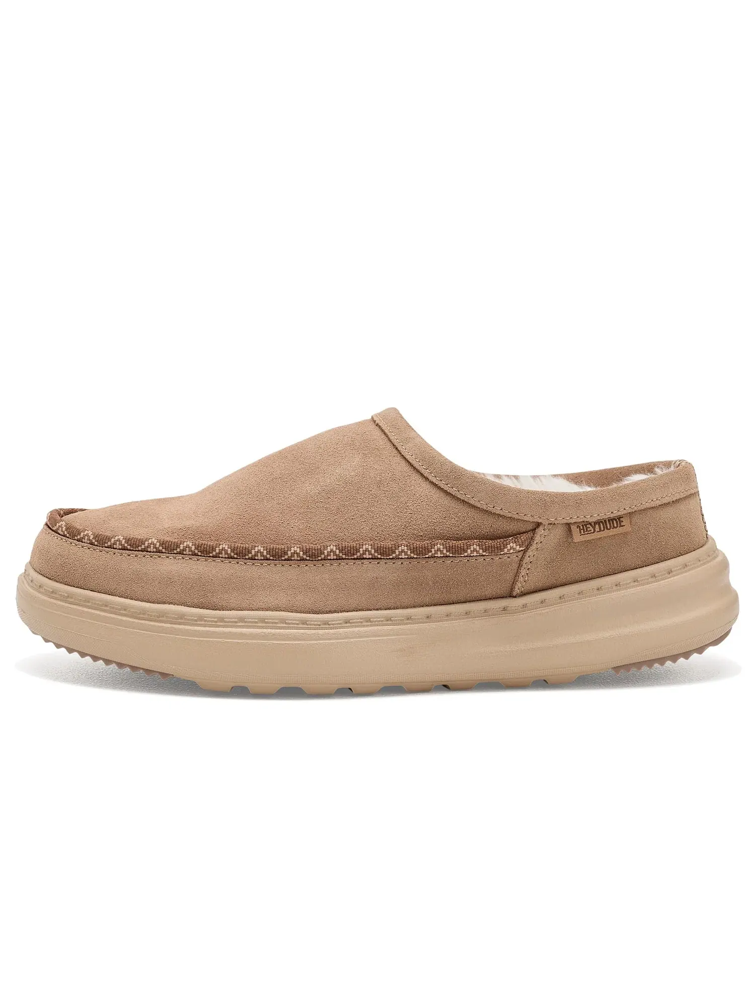 Сабо из замши Remi Toastee Clog Suede Hey Dude — изображение 4 из 4, бежевый