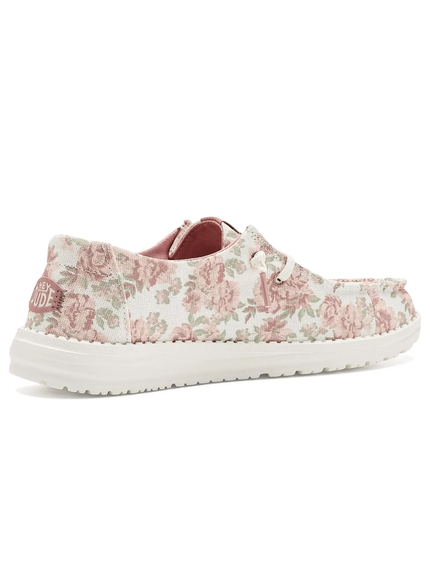 Кроссовки Wendy Washed Floral Hey Dude — изображение 3 из 4, белый/розовый/мульти