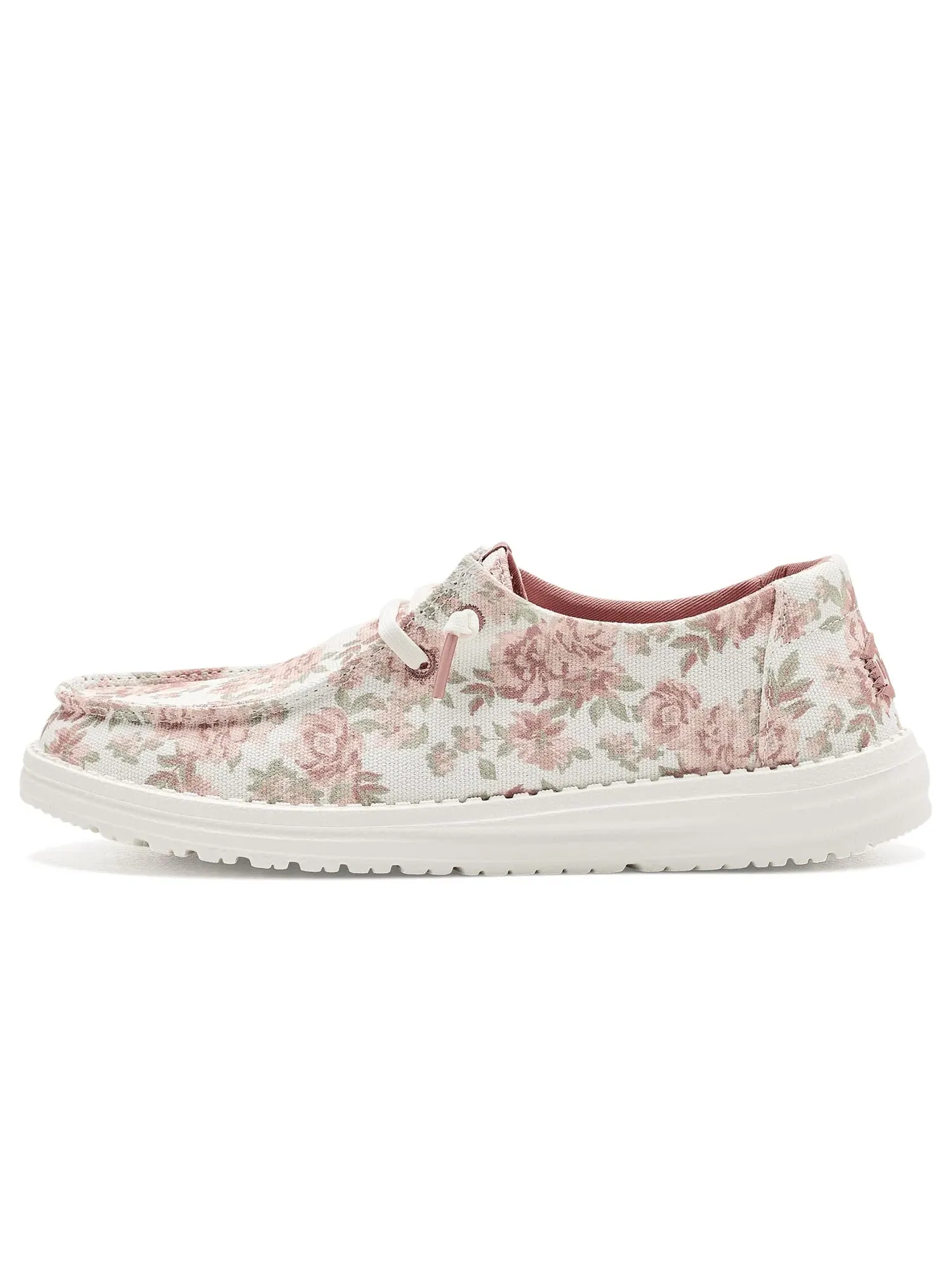 Кроссовки Wendy Washed Floral Hey Dude — изображение 4 из 4, белый/розовый/мульти