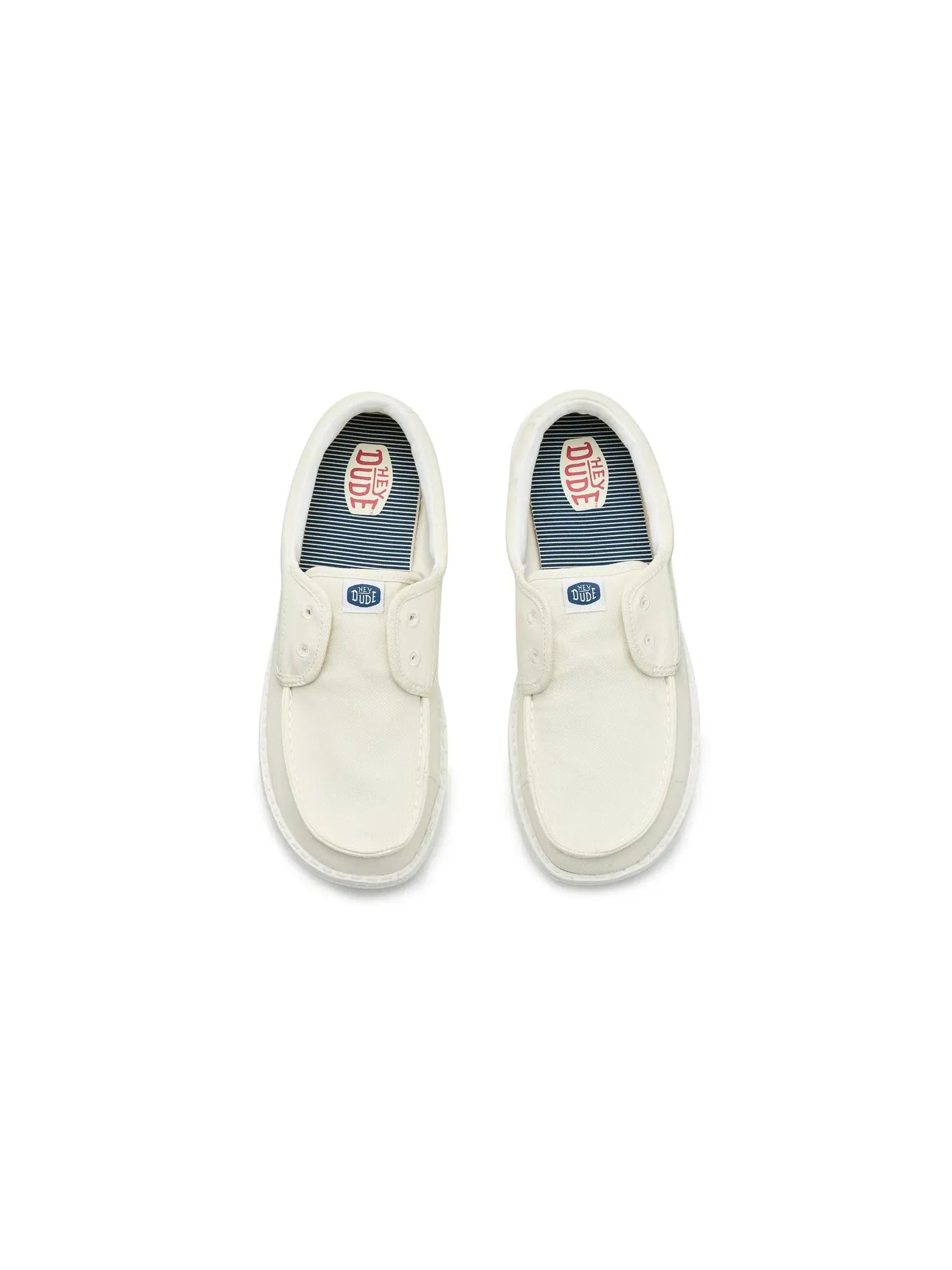 Кроссовки Wendy Cru Stretch Canvas Hey Dude — изображение 2 из 4, белый