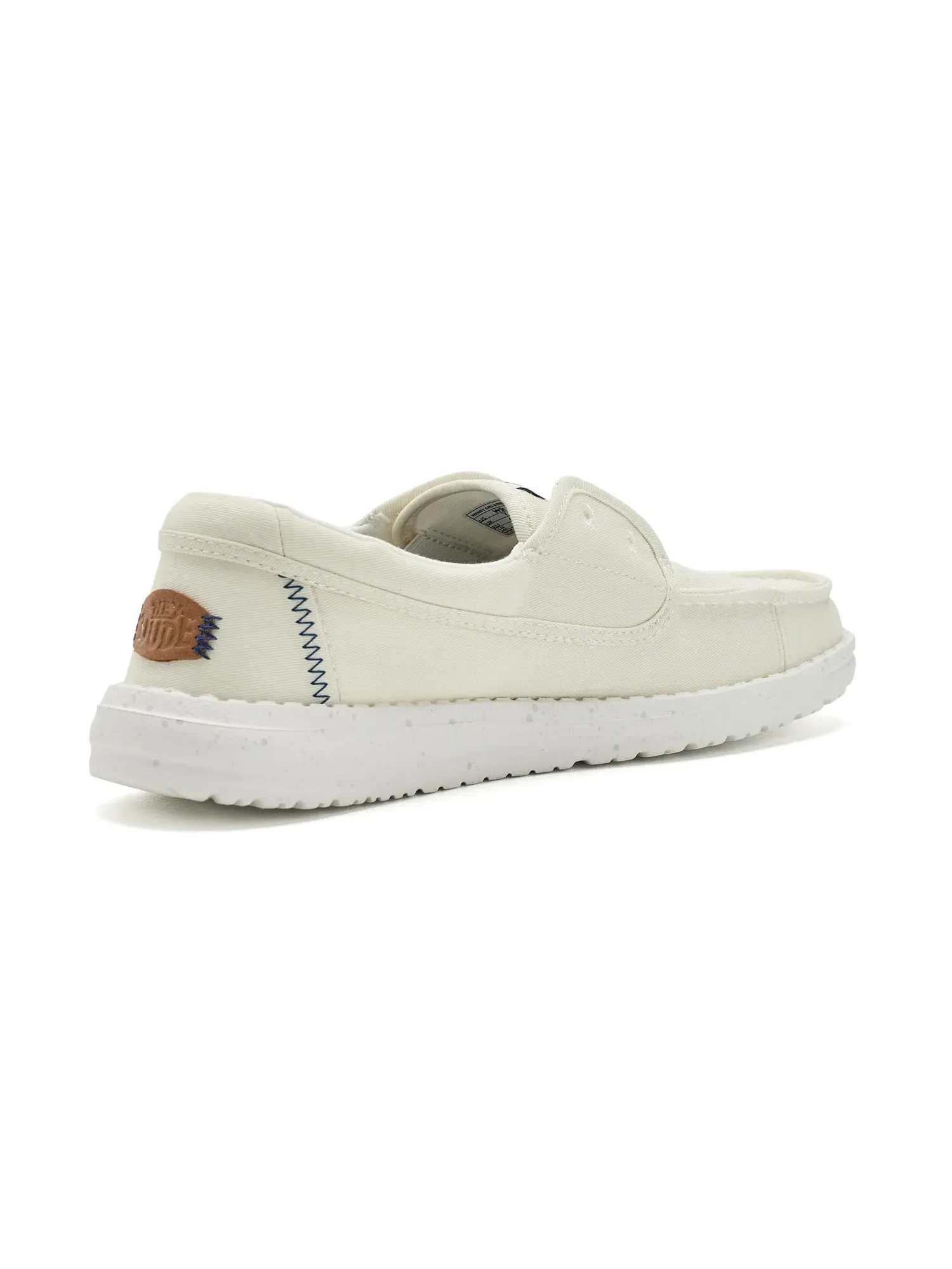 Кроссовки Wendy Cru Stretch Canvas Hey Dude — изображение 3 из 4, белый