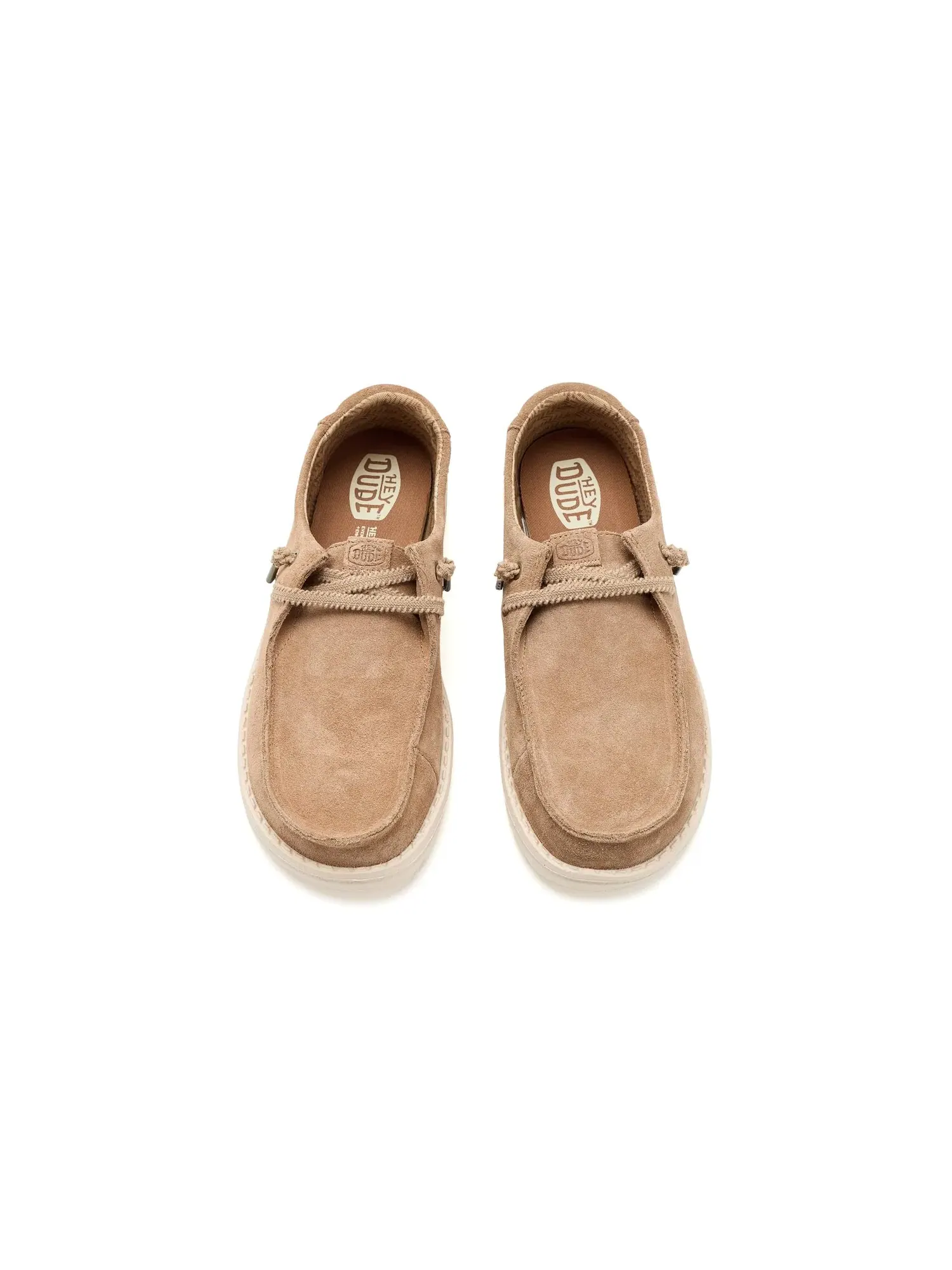 Кроссовки Wendy Craft Suede Hey Dude — изображение 2 из 4, бежевый