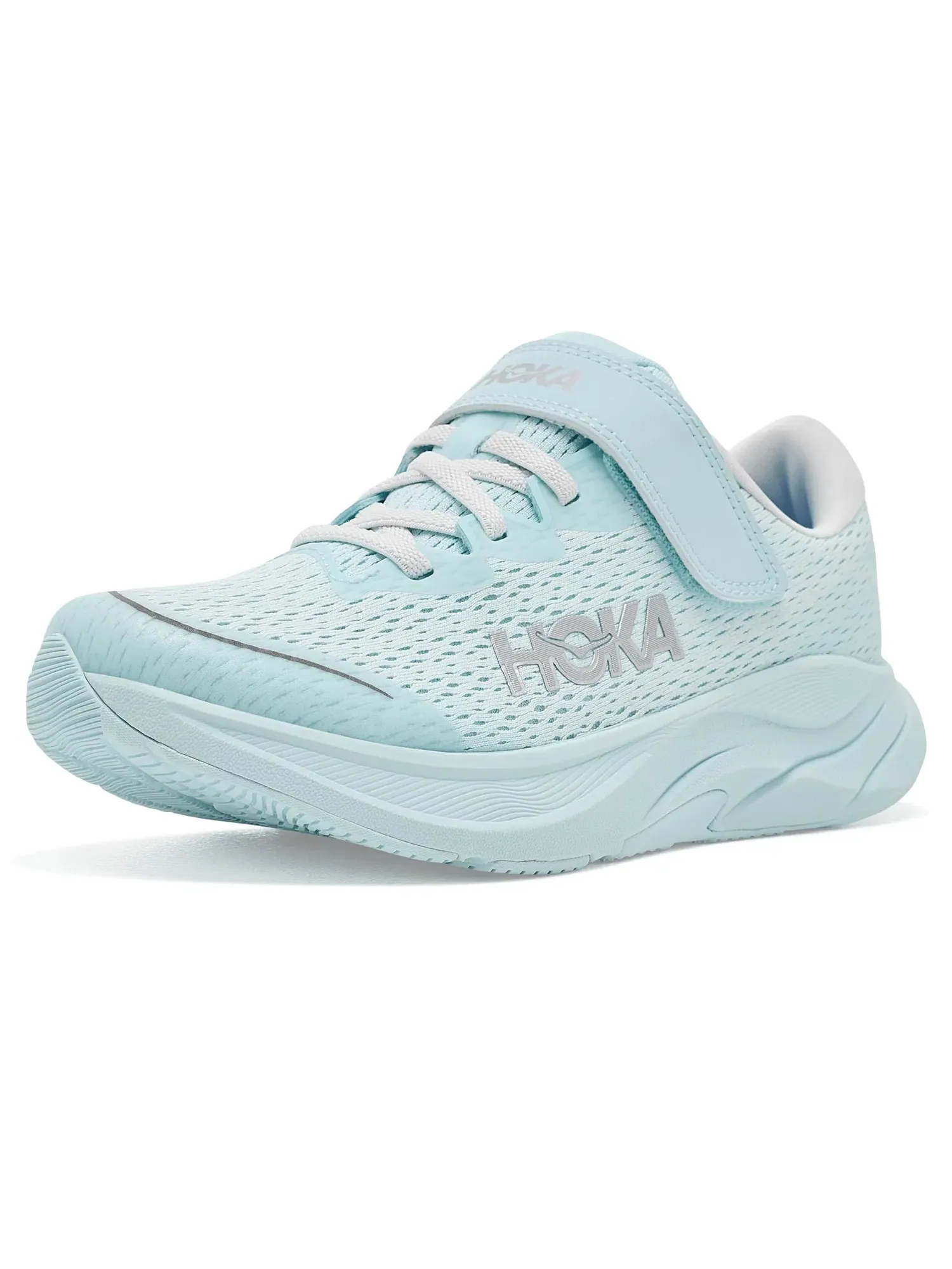 Кроссовки Rincon 4 (для маленьких детей) Hoka Kids — изображение 1 из 4, синий/серебристый