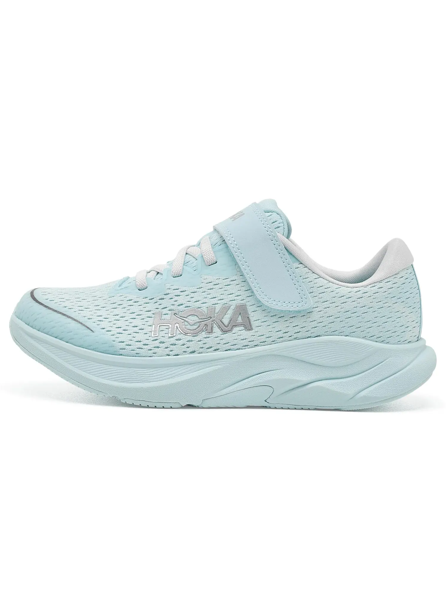 Кроссовки Rincon 4 (для маленьких детей) Hoka Kids — изображение 4 из 4, синий/серебристый