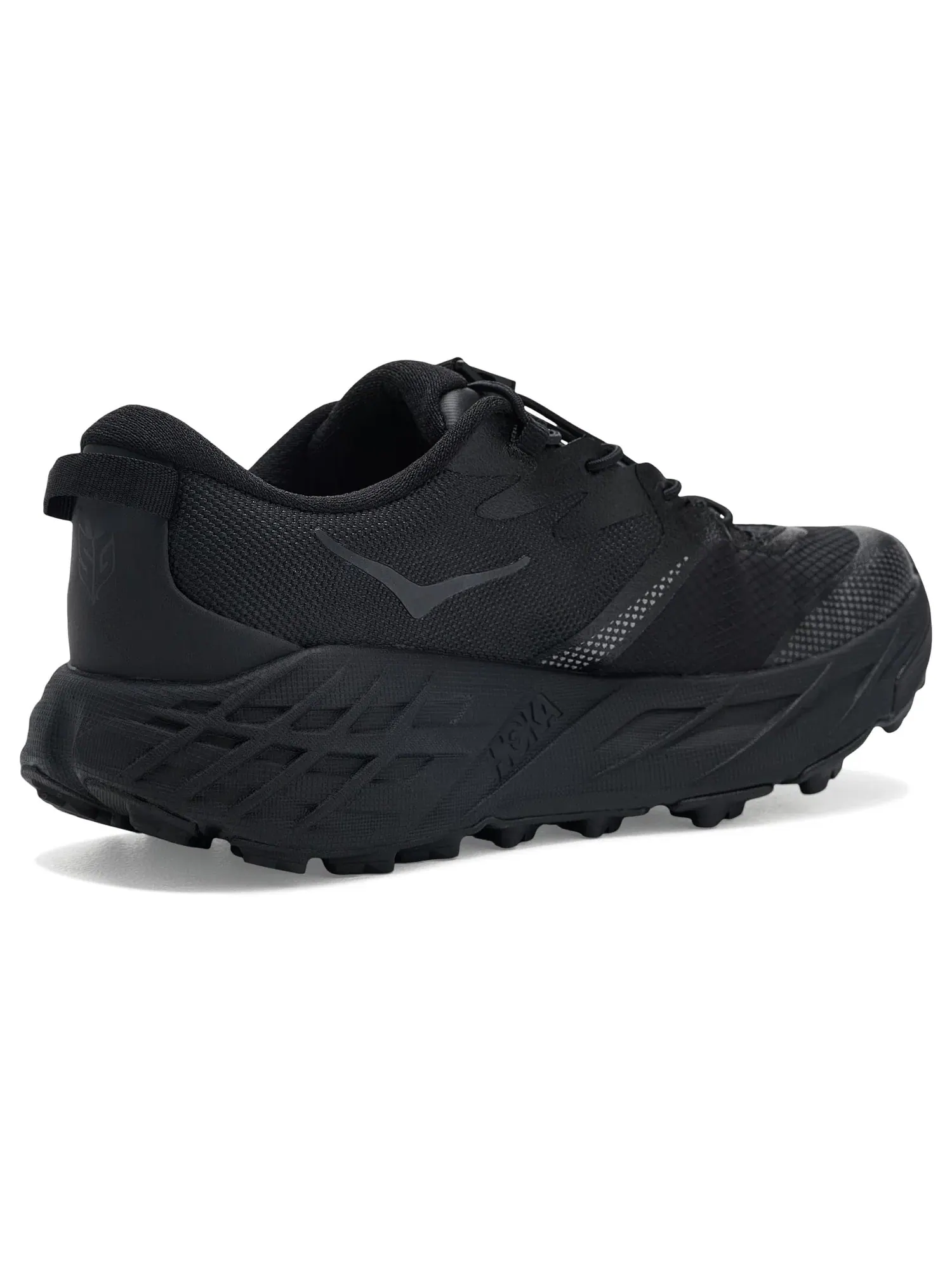 Кроссовки Speedgoat 7 (для больших детей) Hoka Kids — изображение 3 из 4, черный/черный