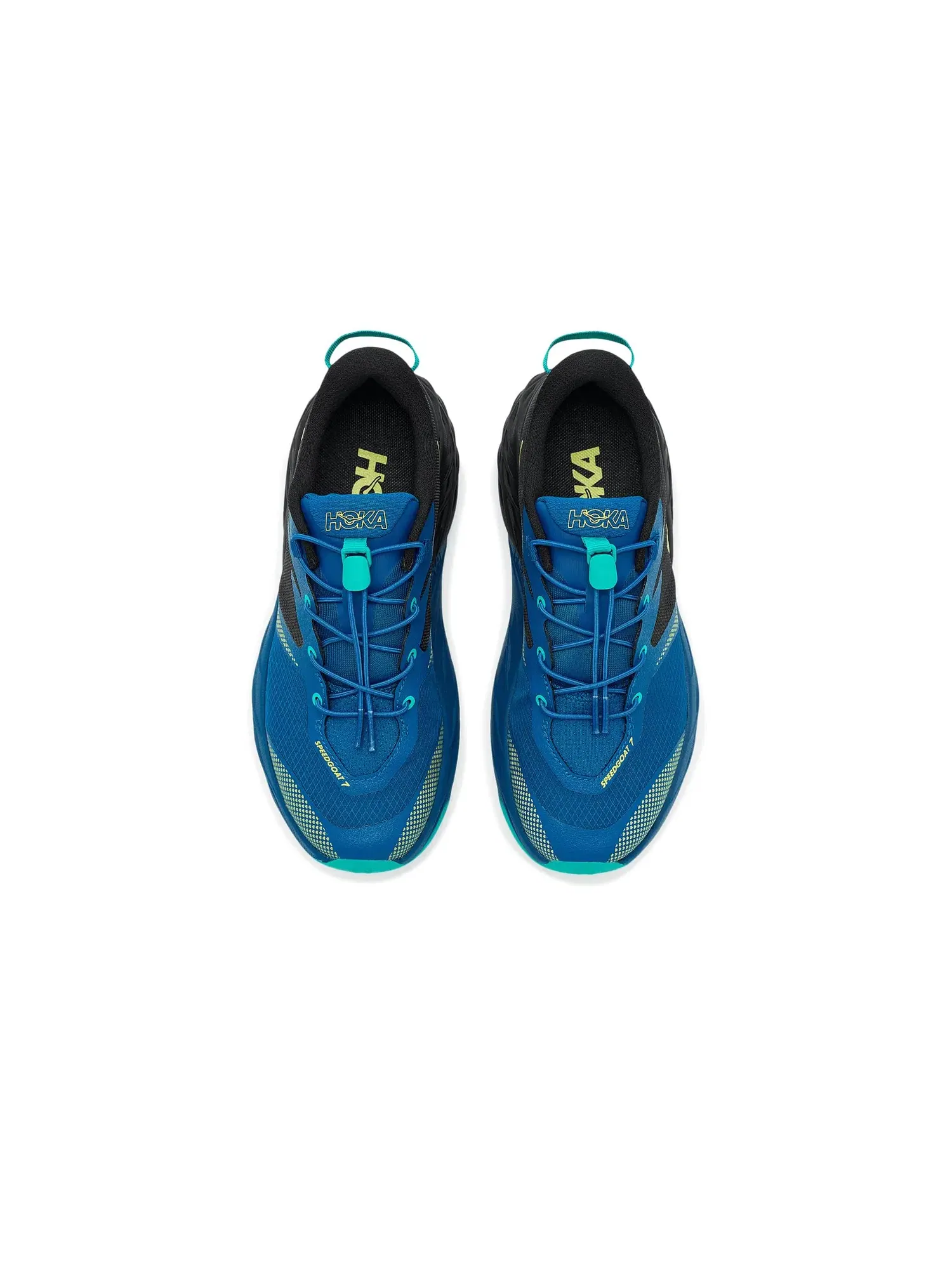Кроссовки Speedgoat 7 (для больших детей) Hoka Kids — изображение 2 из 4, черный/синий