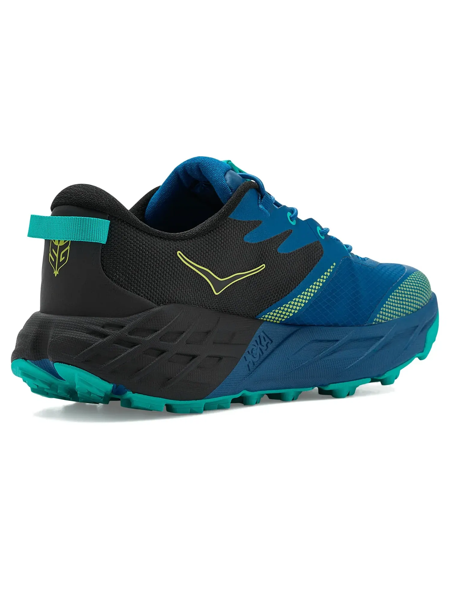 Кроссовки Speedgoat 7 (для больших детей) Hoka Kids — изображение 3 из 4, черный/синий