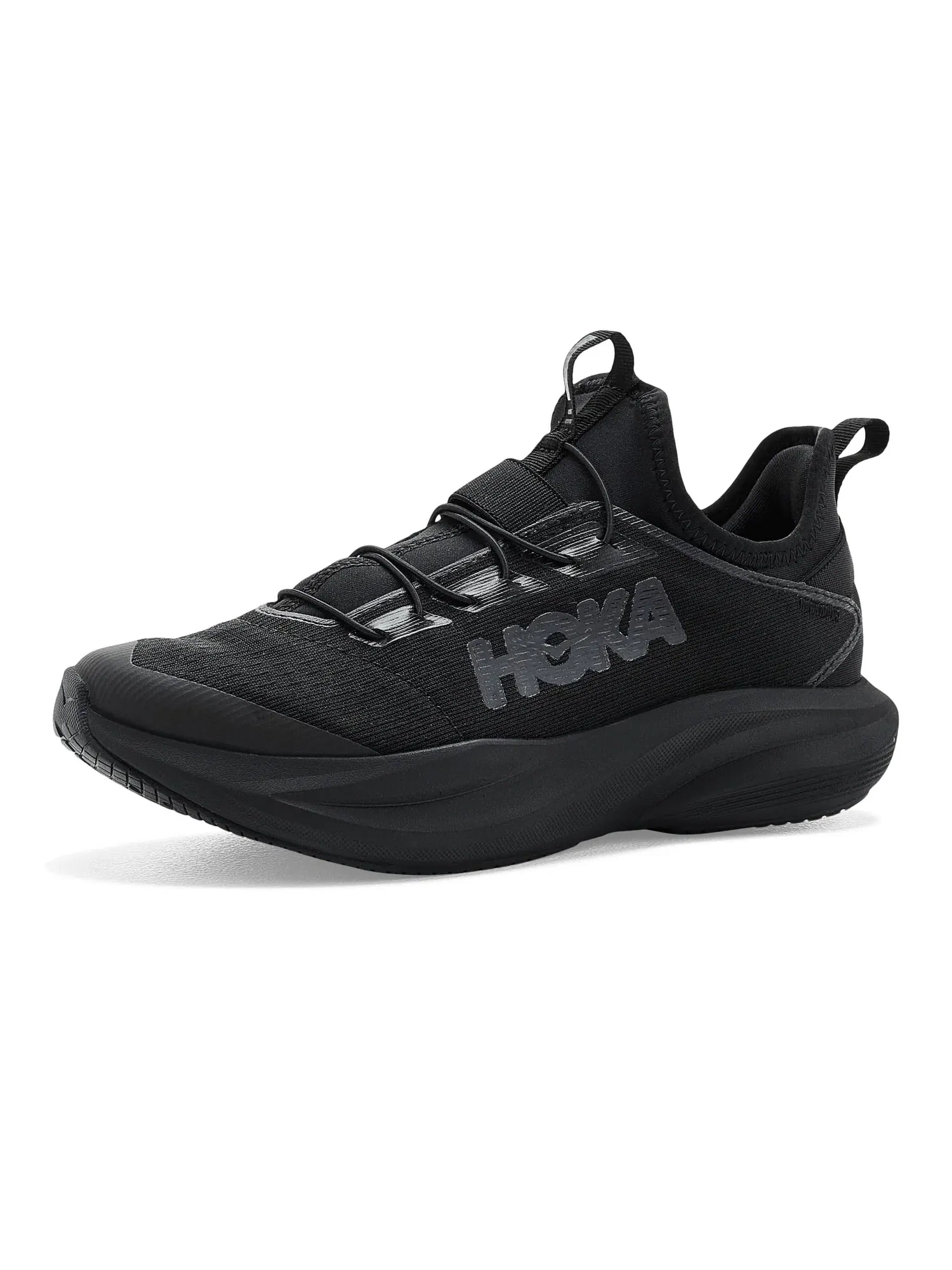 Кроссовки Mach 7 (для маленьких детей) Hoka Kids — изображение 1 из 4, черный/черный