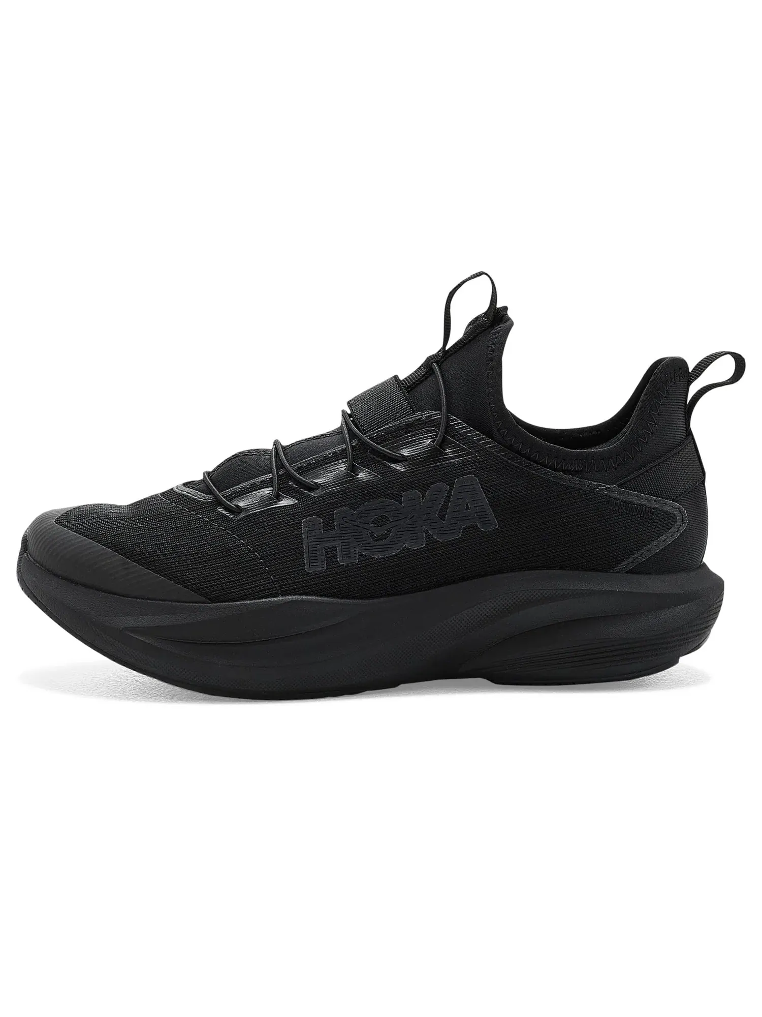 Кроссовки Mach 7 (для маленьких детей) Hoka Kids — изображение 4 из 4, черный/черный