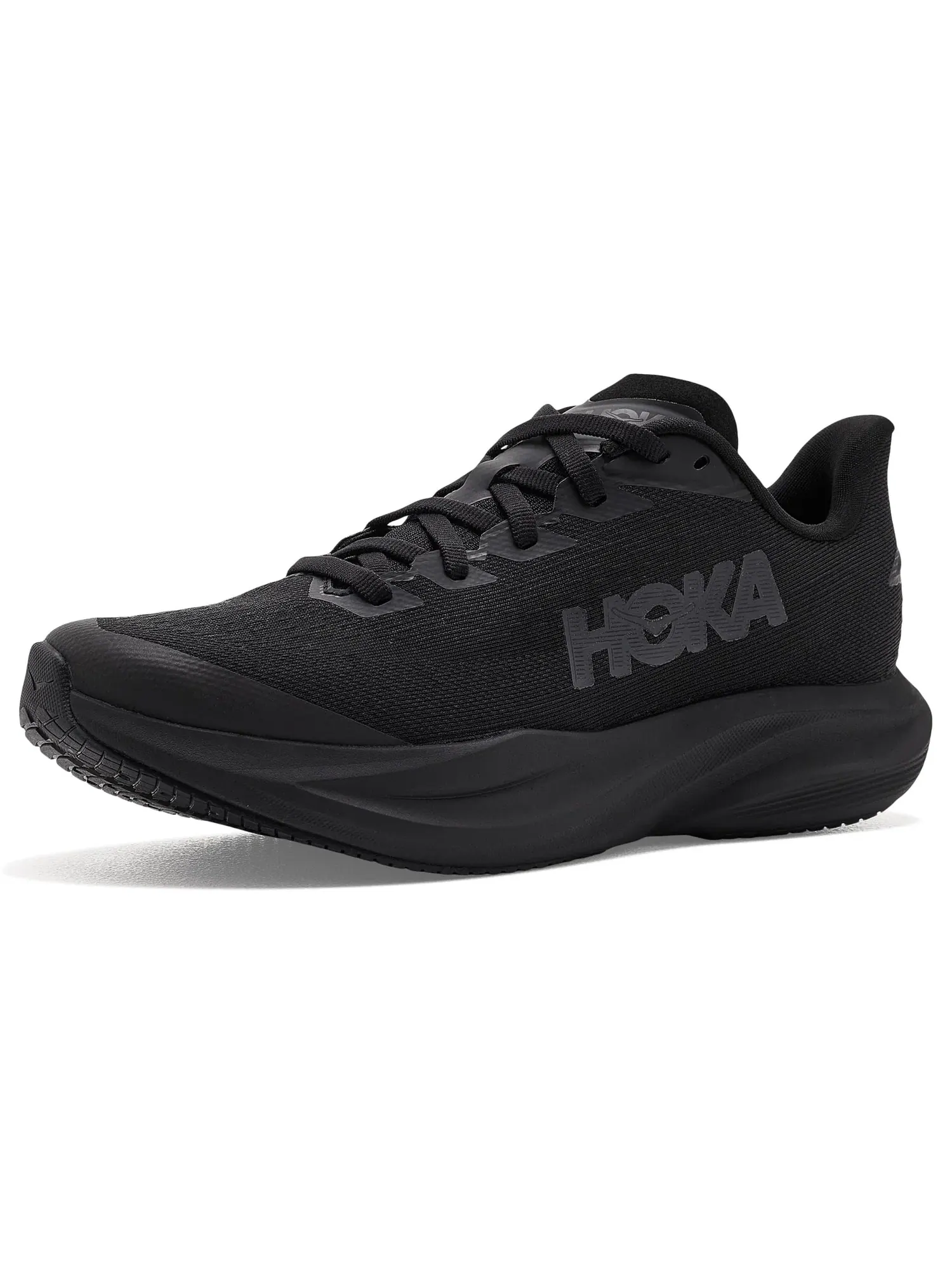 Кроссовки Mach 7 (для больших детей) Hoka Kids — изображение 1 из 4, черный/черный