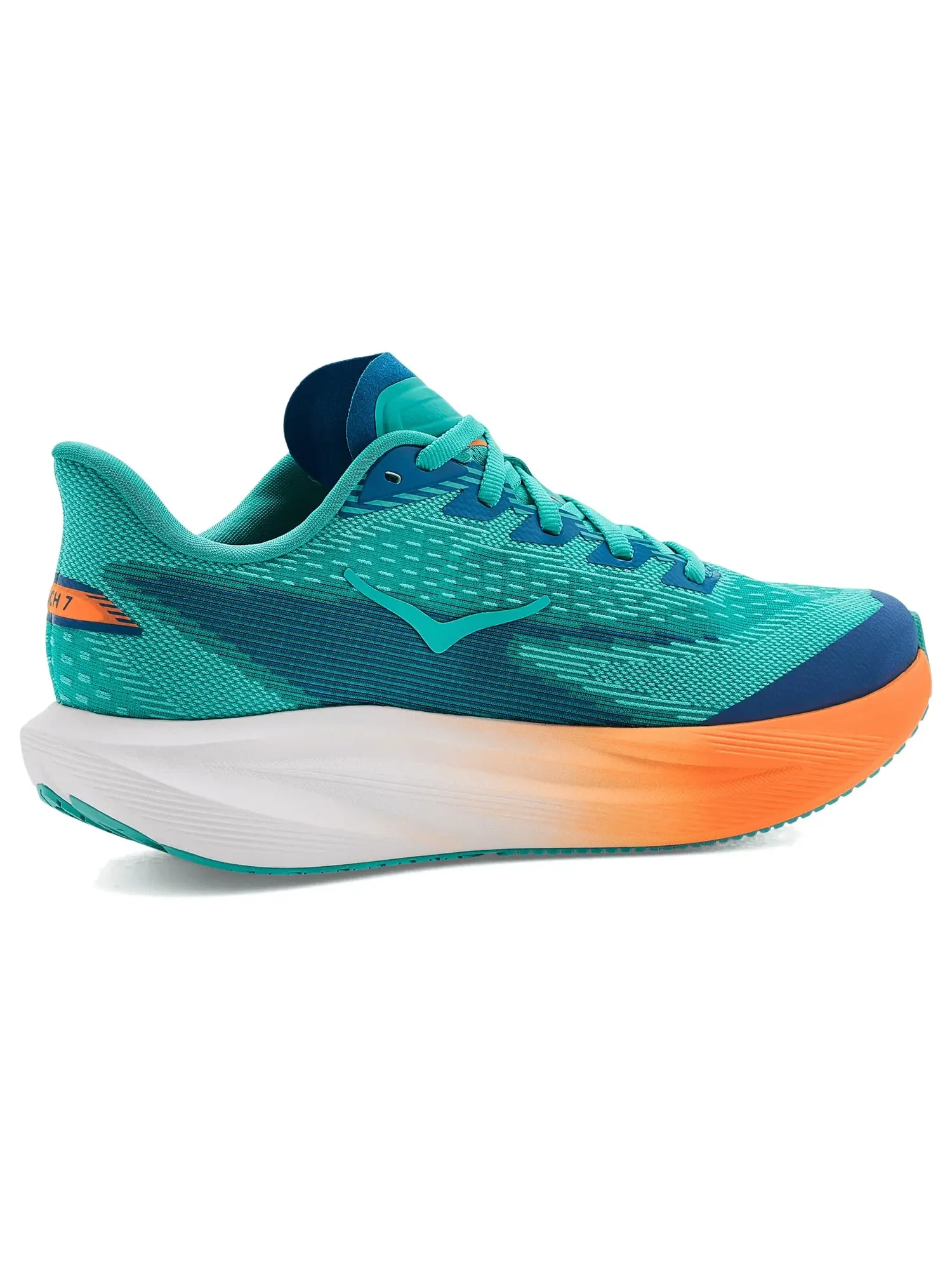 Кроссовки Mach 7 (для больших детей) Hoka Kids — изображение 3 из 4, синий/неоновый