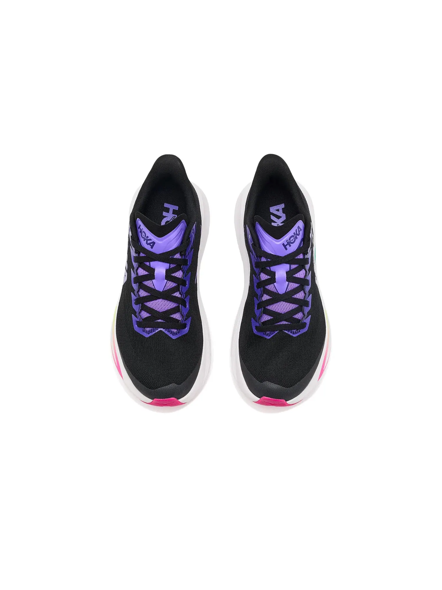 Кроссовки Mach 7 (для больших детей) Hoka Kids — изображение 2 из 4, черный/фиолетовый