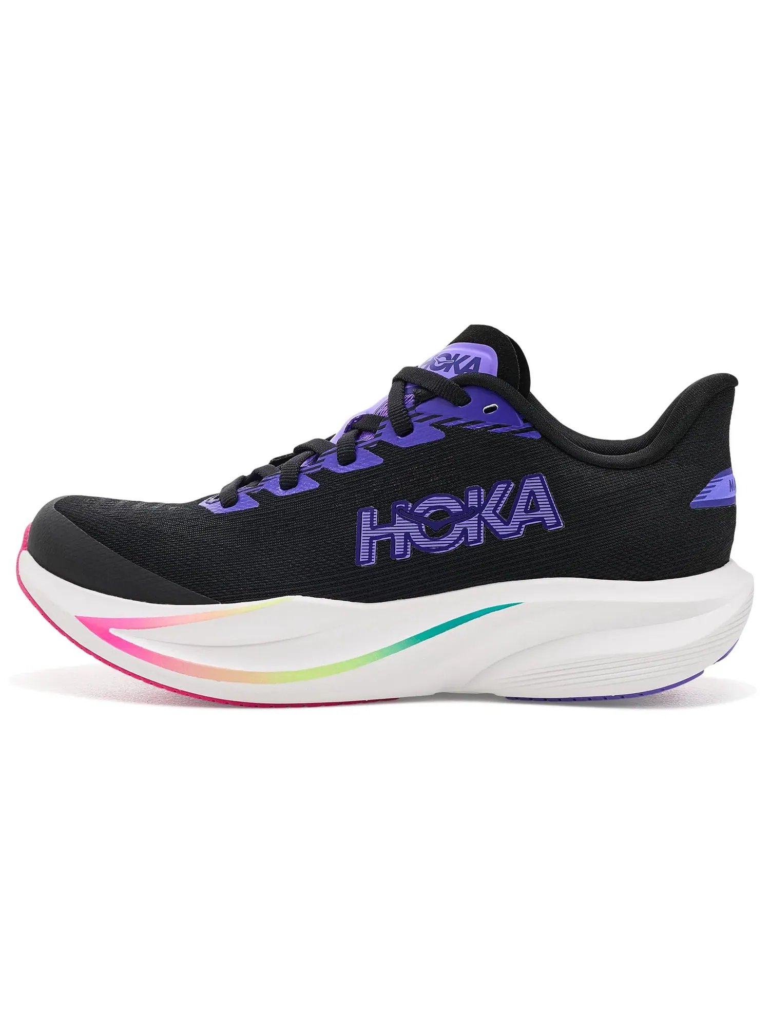 Кроссовки Mach 7 (для больших детей) Hoka Kids — изображение 4 из 4, черный/фиолетовый