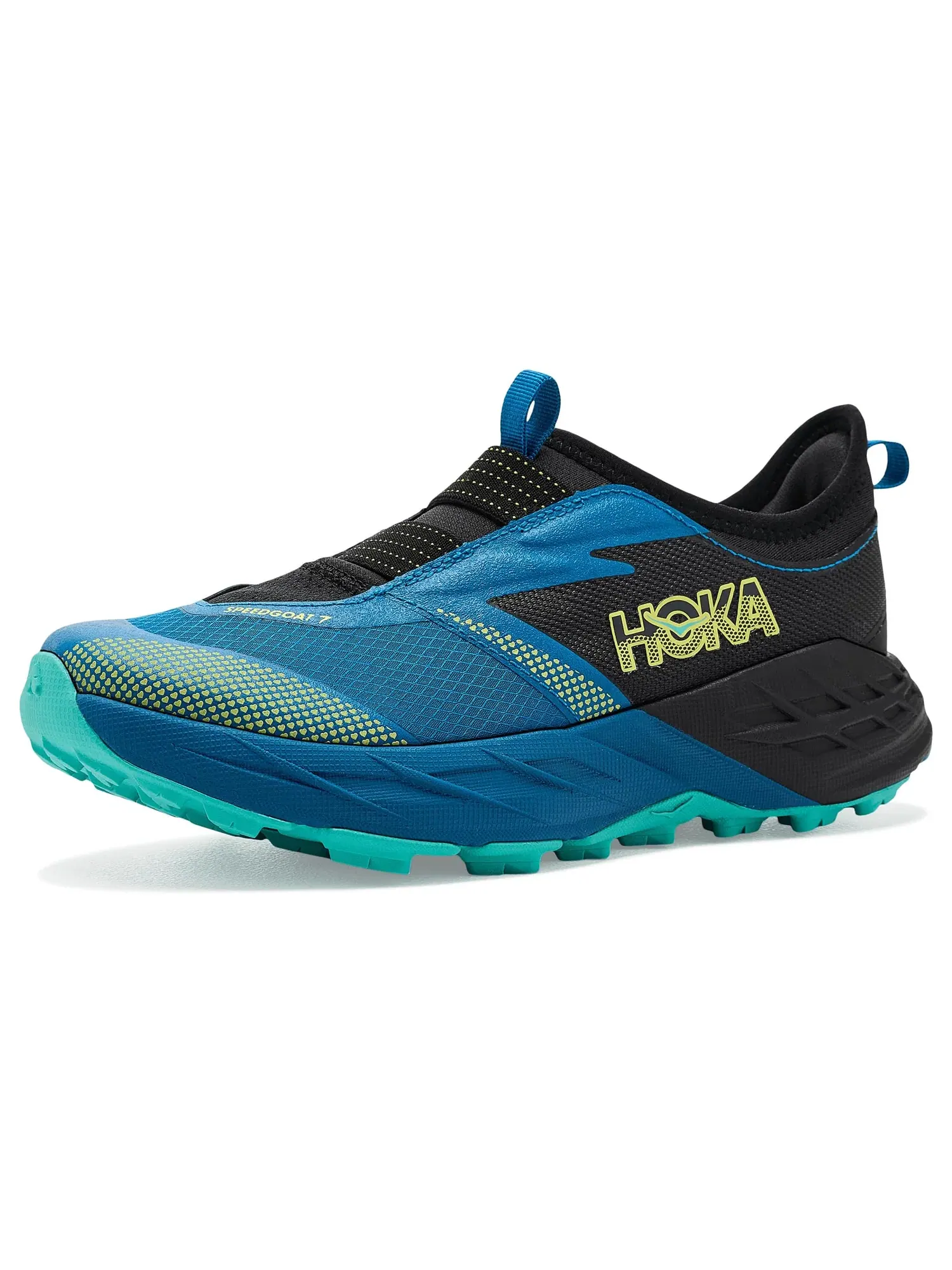 Кроссовки Speedgoat 7 (для маленьких детей) Hoka Kids — изображение 1 из 4, черный/синий
