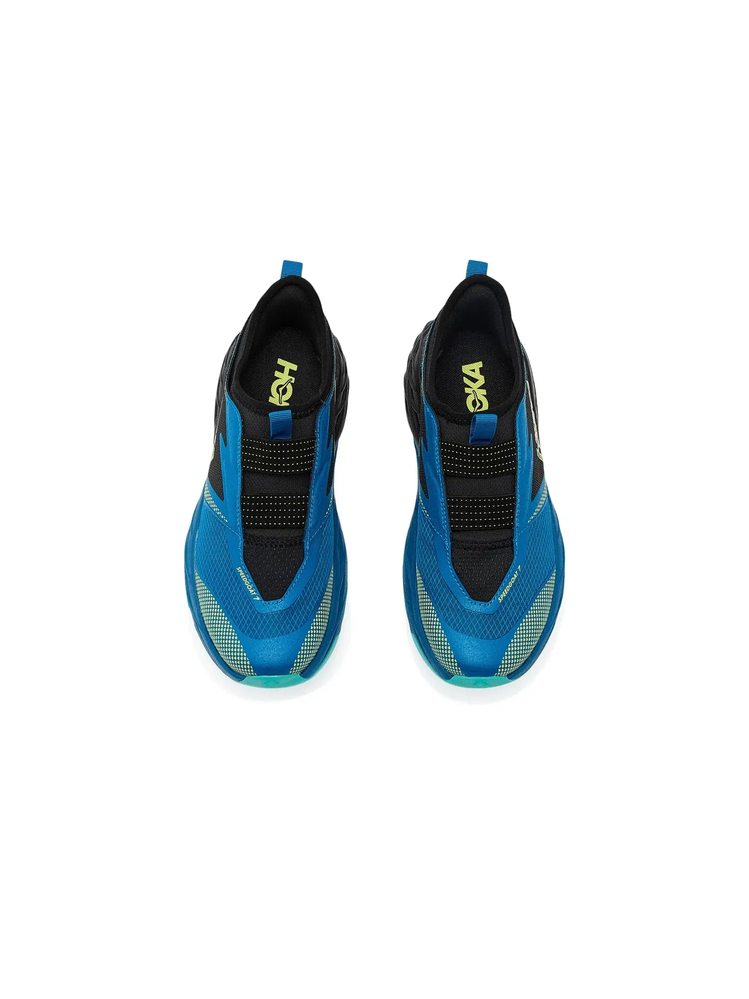Кроссовки Speedgoat 7 (для маленьких детей) Hoka Kids — изображение 2 из 4, черный/синий