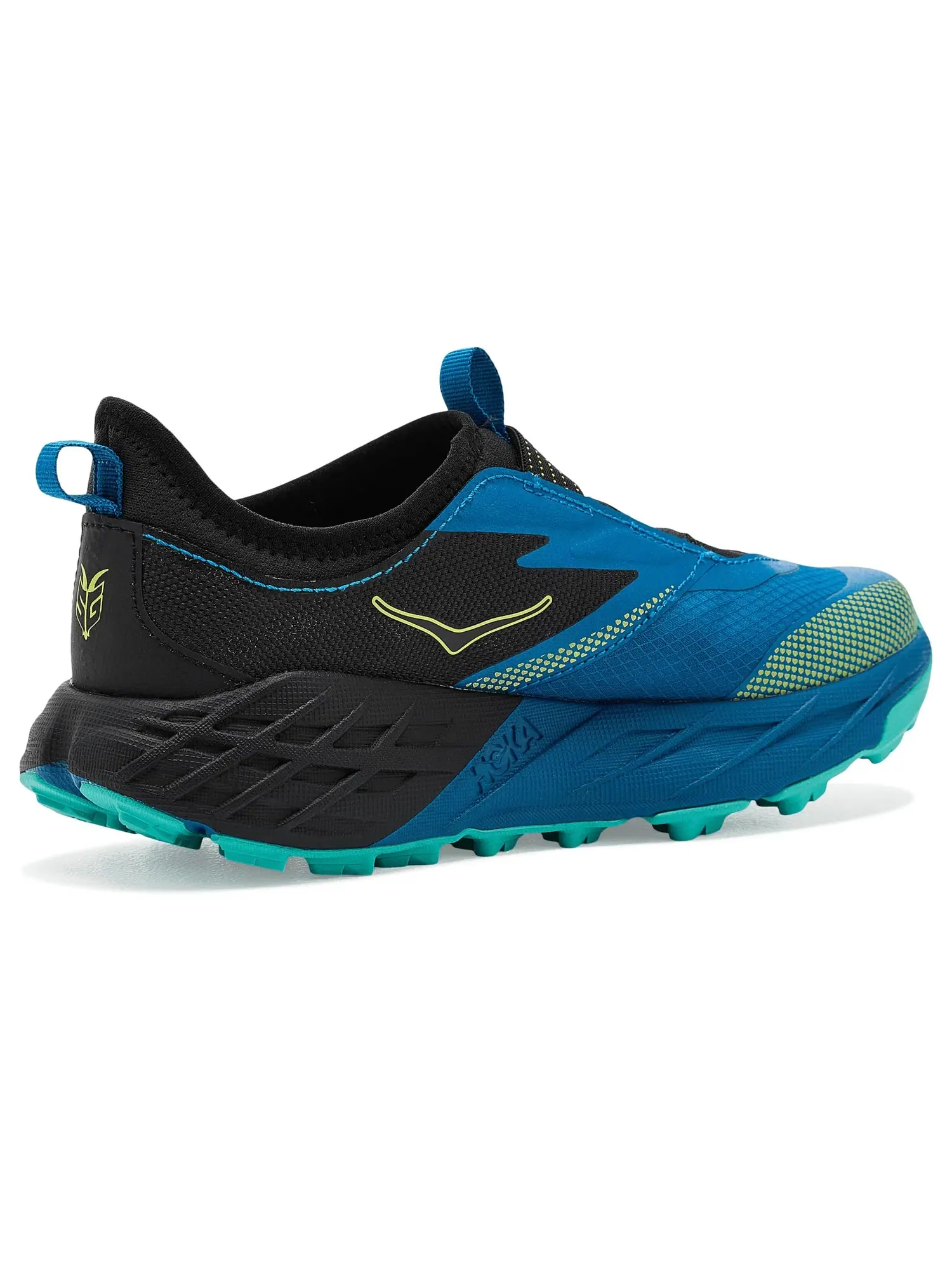 Кроссовки Speedgoat 7 (для маленьких детей) Hoka Kids — изображение 3 из 4, черный/синий