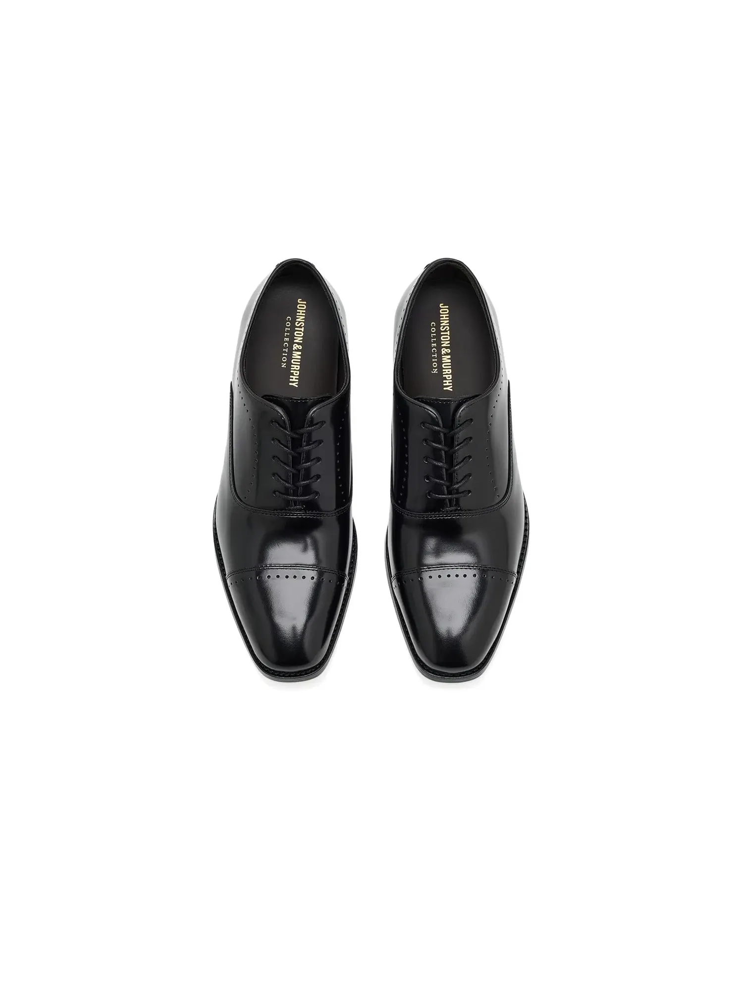 Оксфорды с закрытым носком Arrister Cap Toe Johnston & Murphy Collection — изображение 2 из 4, черный