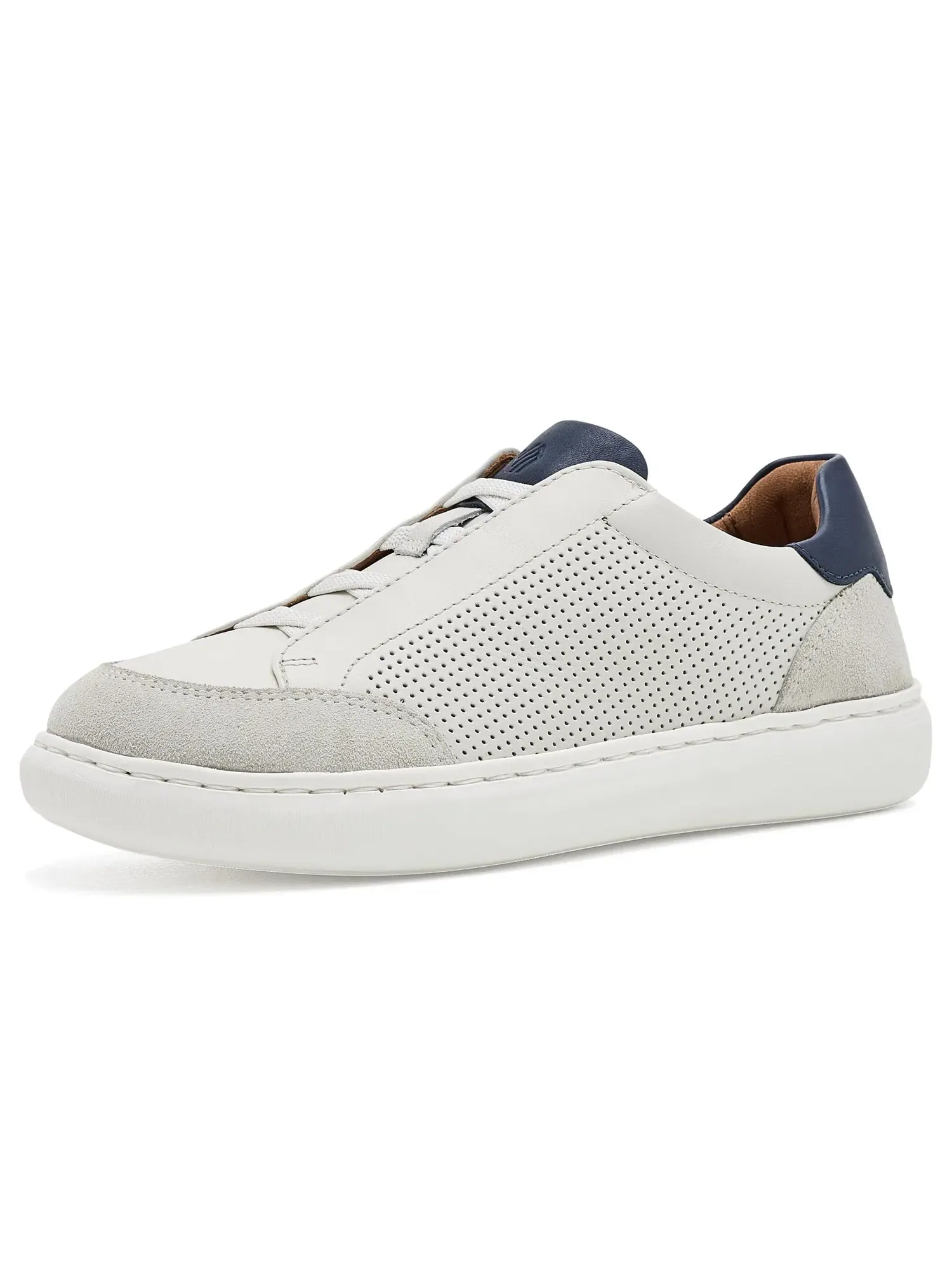 Кроссовки Anders Stretch Lace-To-Toe (для маленьких и больших детей) Johnston & Murphy Kids — изображение 1 из 4, белый